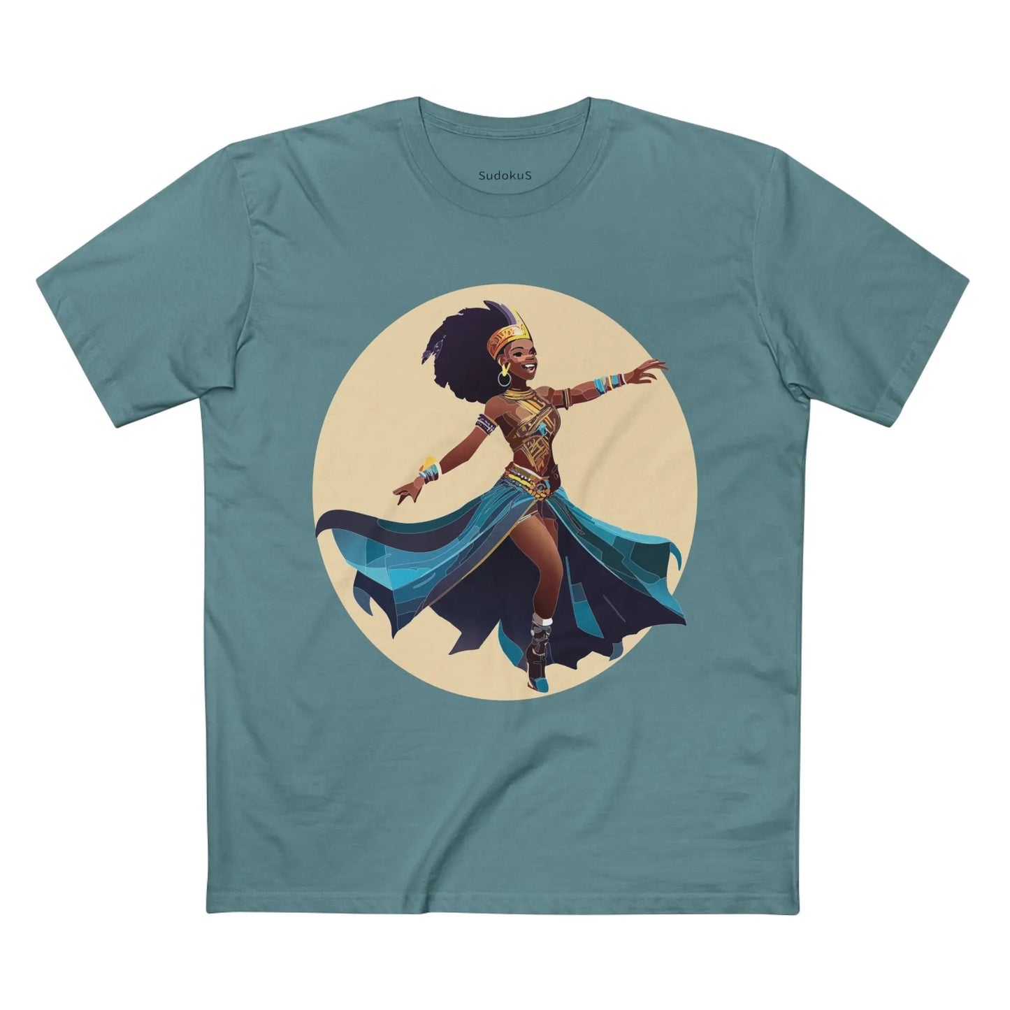 Dancer Graphic Unisex 100 Cotton Staple Tee 10