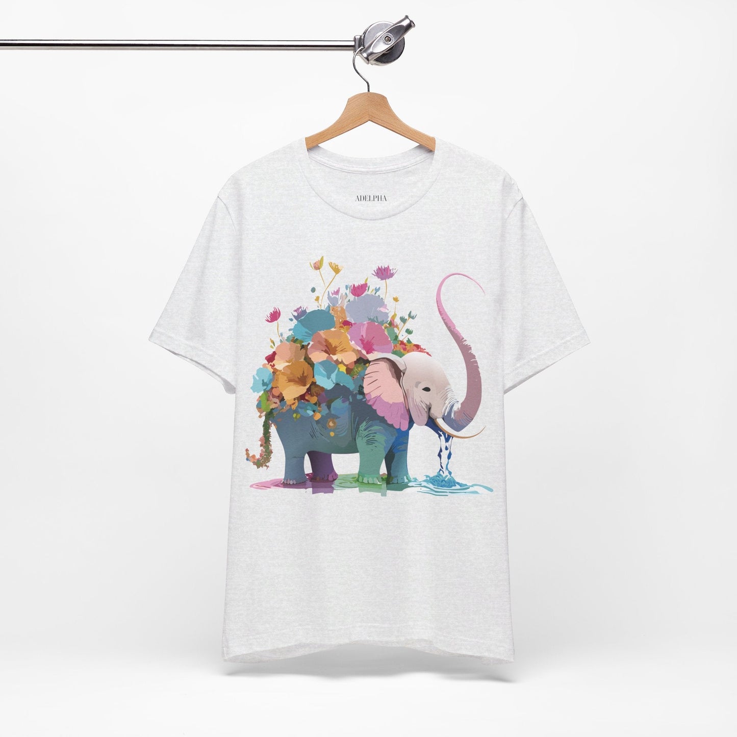 Elephant Graphic Unisex 100 Cotton Jersey Vintage Art Design Tee 13
