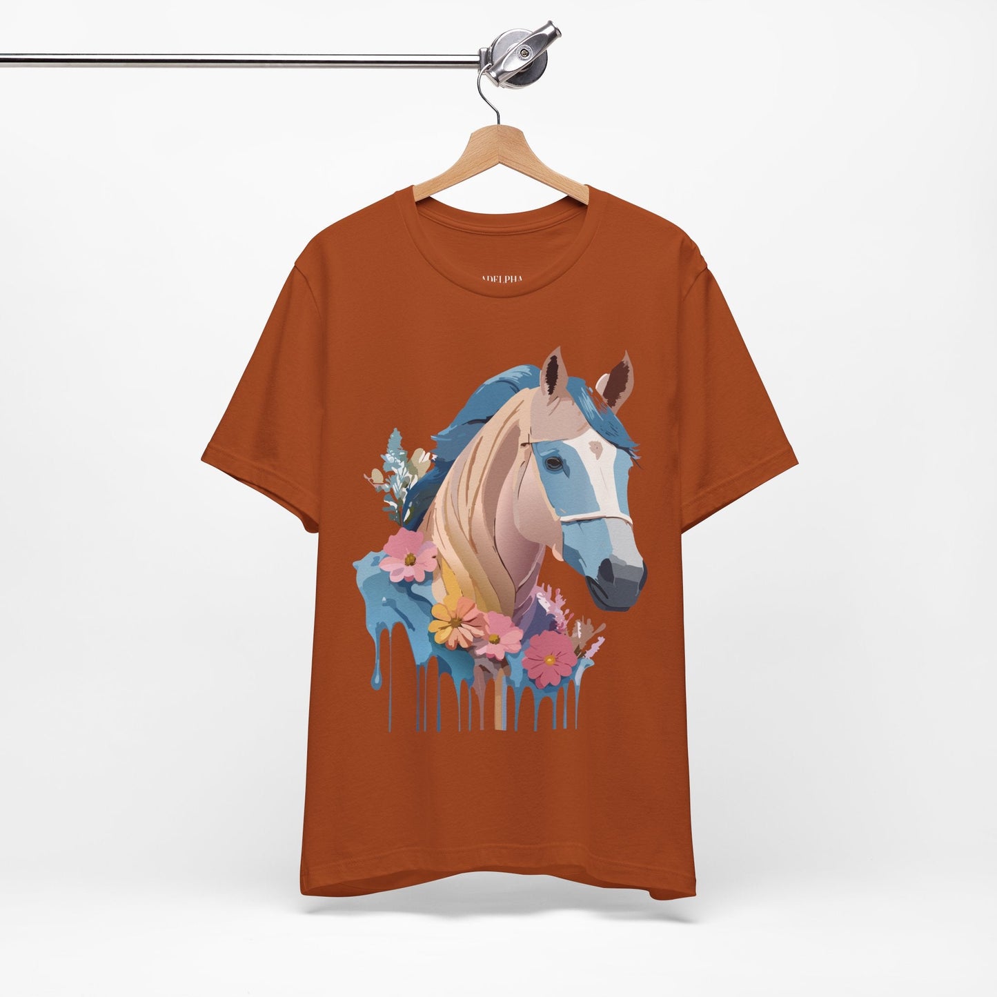 Horse Graphic Unisex 100 Cotton Vintage Animal Art T-Shirt 12
