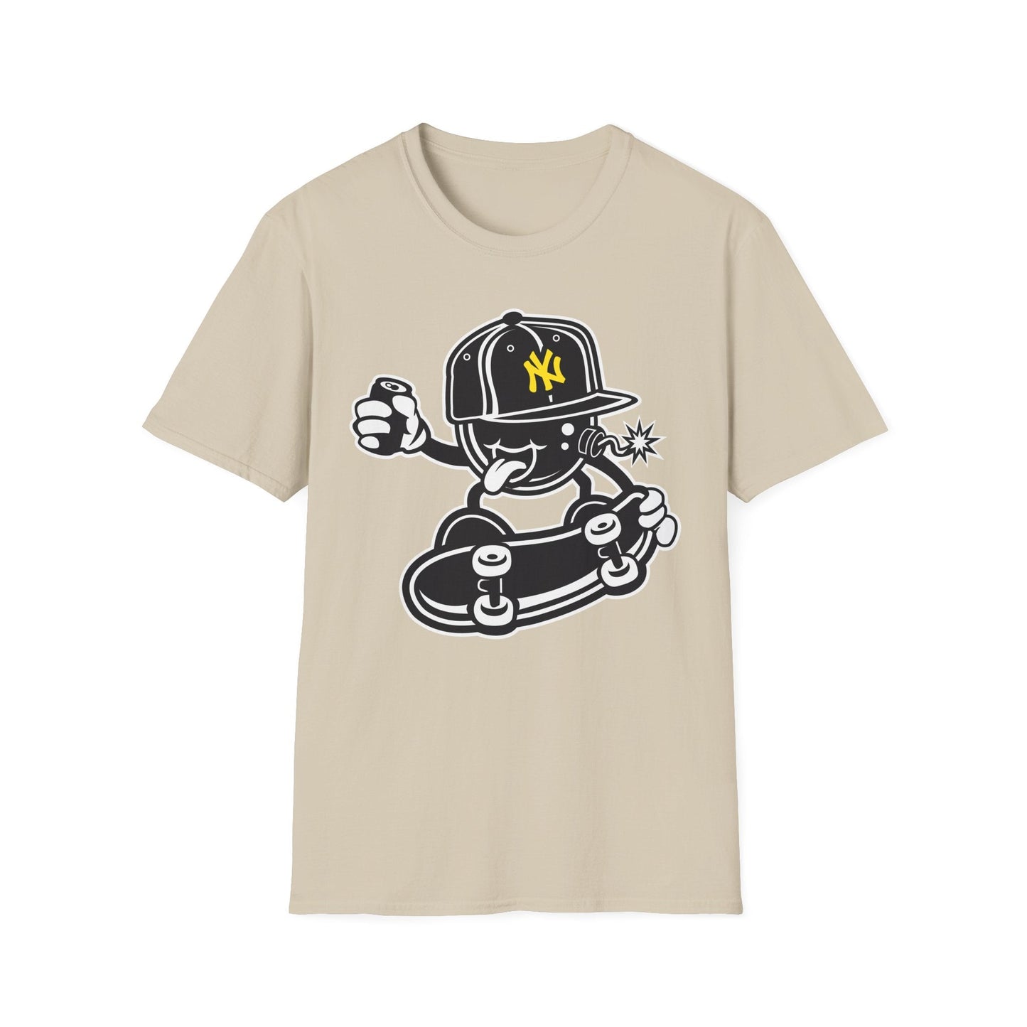 Cartoon T Shirt Animation Tee Funny Unisex Gildan Softstyle 64000 Cotton Breathable Lightweight Tee