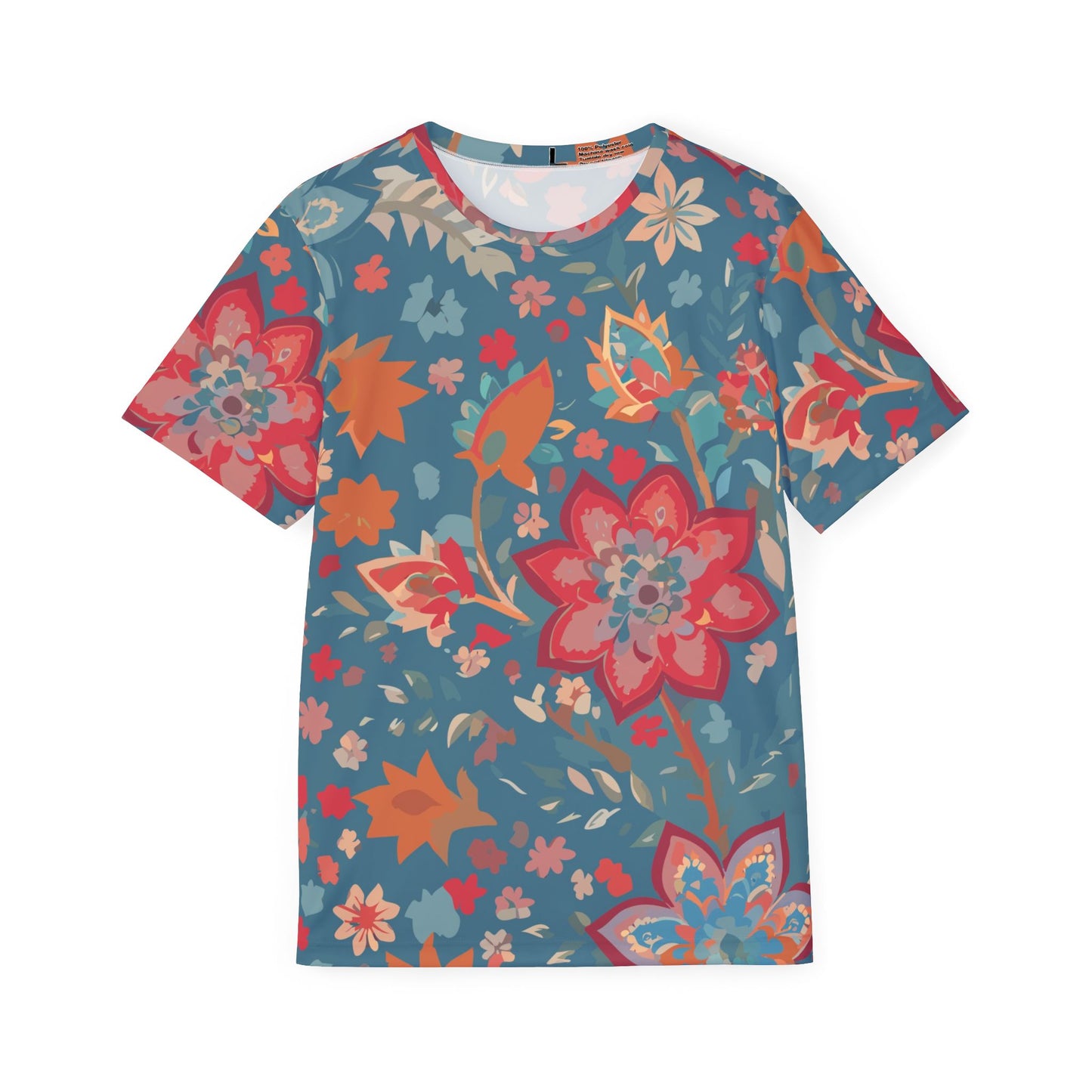Unisex Floral Print Shirt, Shirt with Floral Print