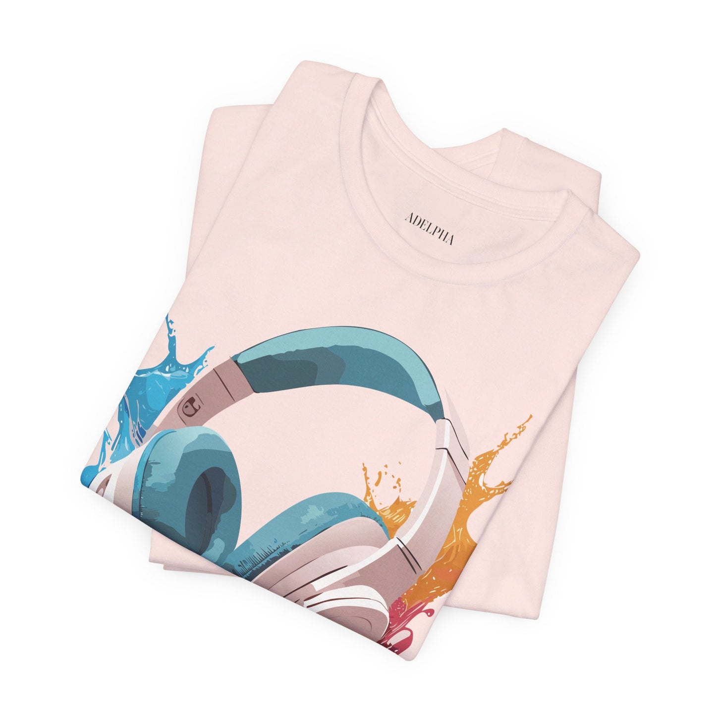 Music Graphic T Shirt Unisex Jersey Short Sleeve With Vintage Inspired Artwork Adelpha