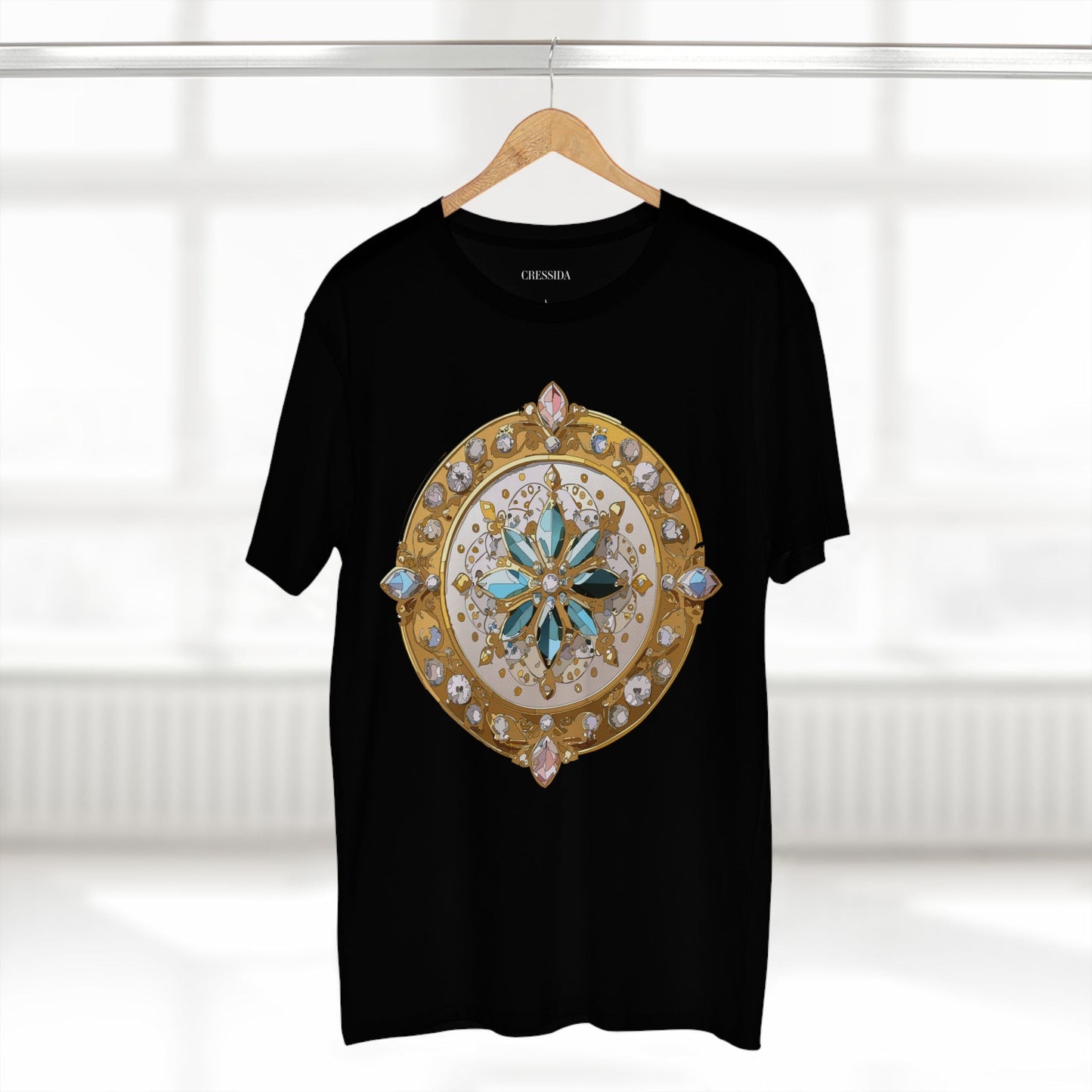 Medallion Graphic T-Shirt Unisex 100 Cotton With Gold Art Design Medal Tee 10