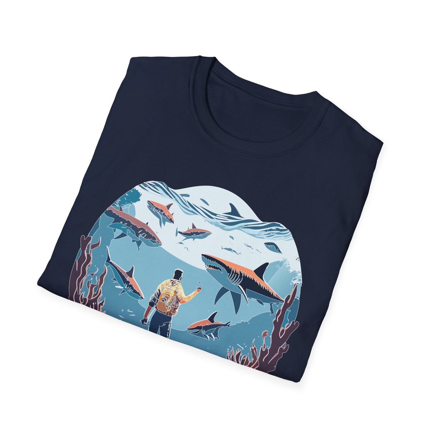 Ocean Graphic Unisex Softstyle Cotton Tee 2