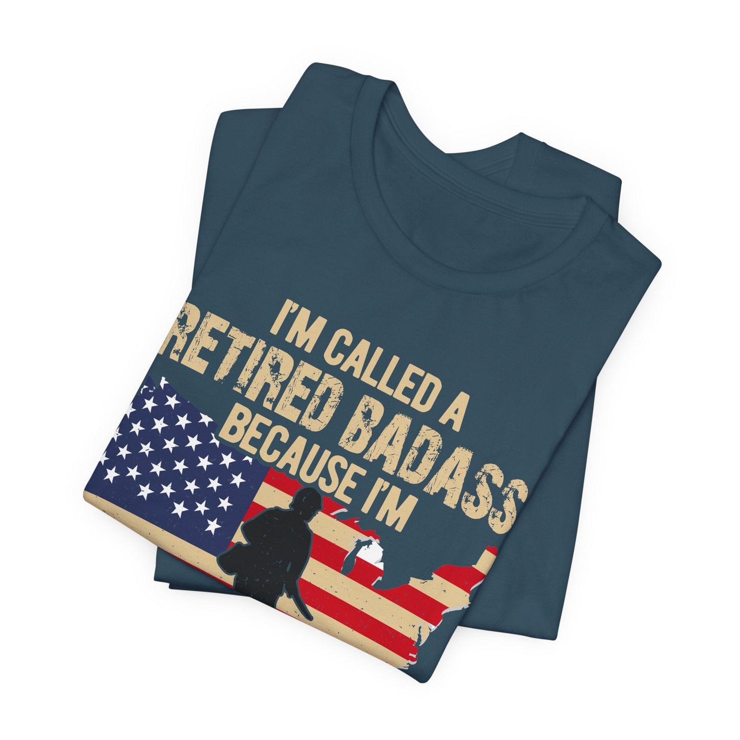Army Veteran Patriotic Graphic Design Unisex Cotton T-Shirt v22