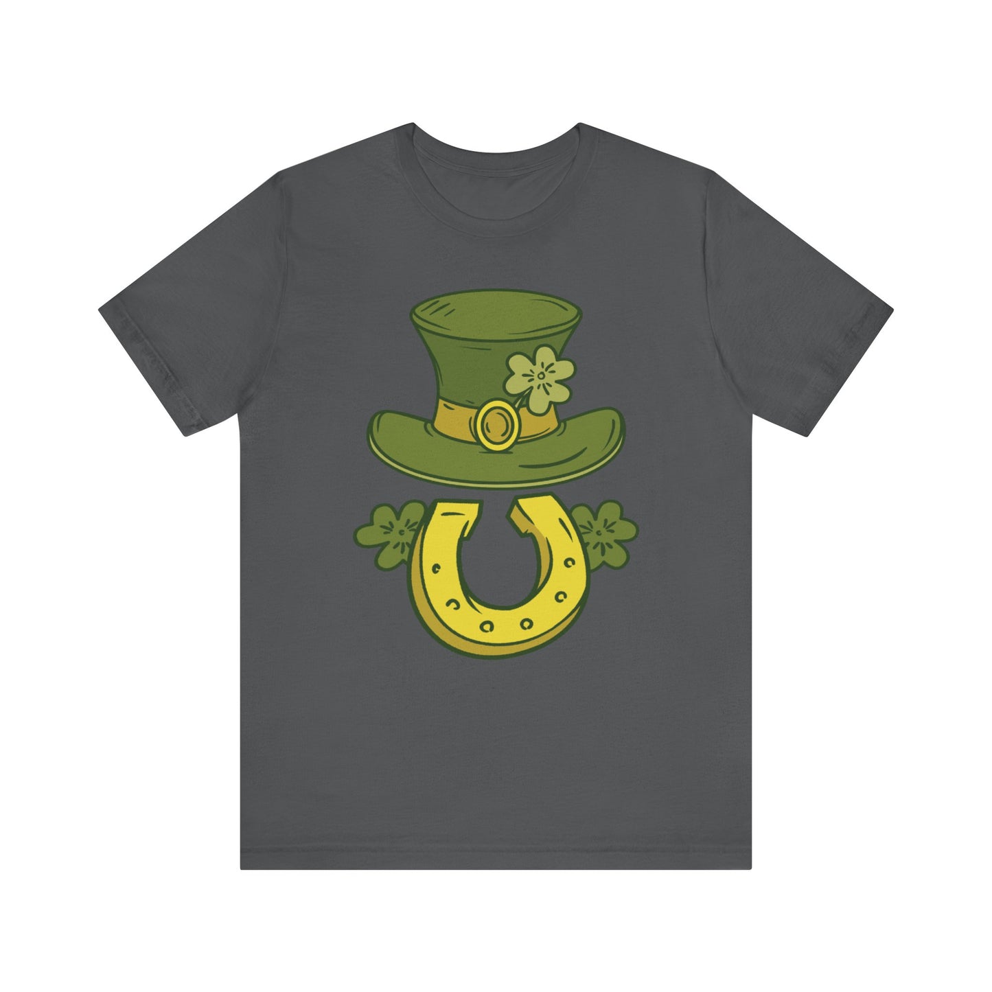 Unisex Cotton Tee Shirt with Lucky Prints