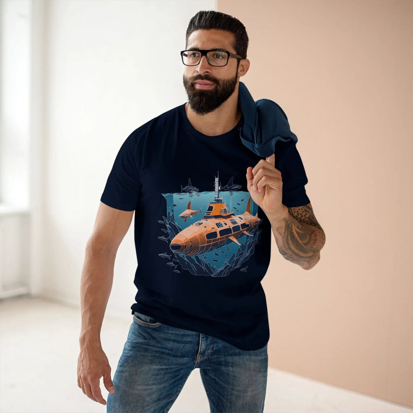 Ocean Coast Graphic Unisex 100 Cotton Staple Tee 13
