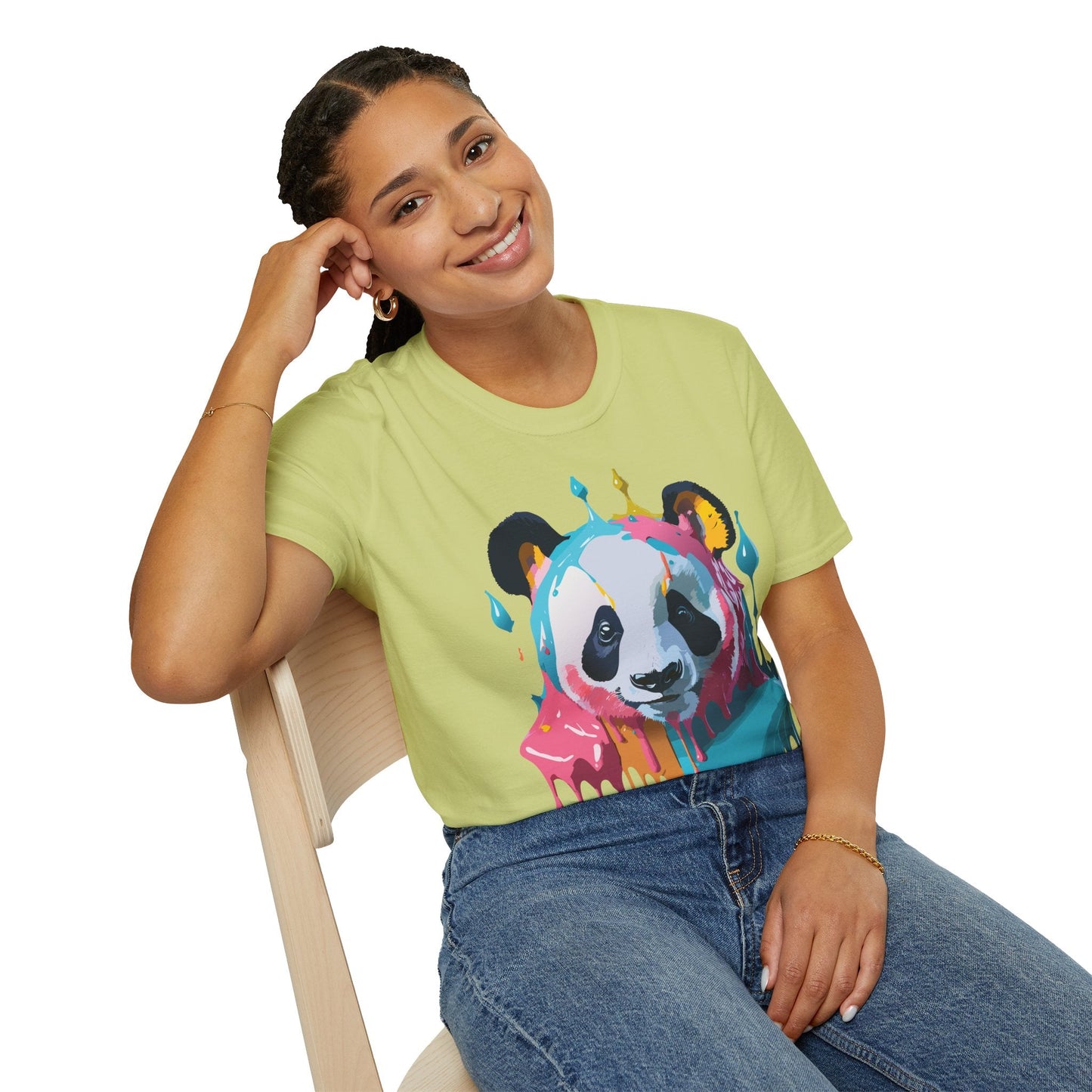 Panda Shirt Unisex T Shirt Panda Lover Gift Gildan Softstyle Tee 100 Percent Cotton