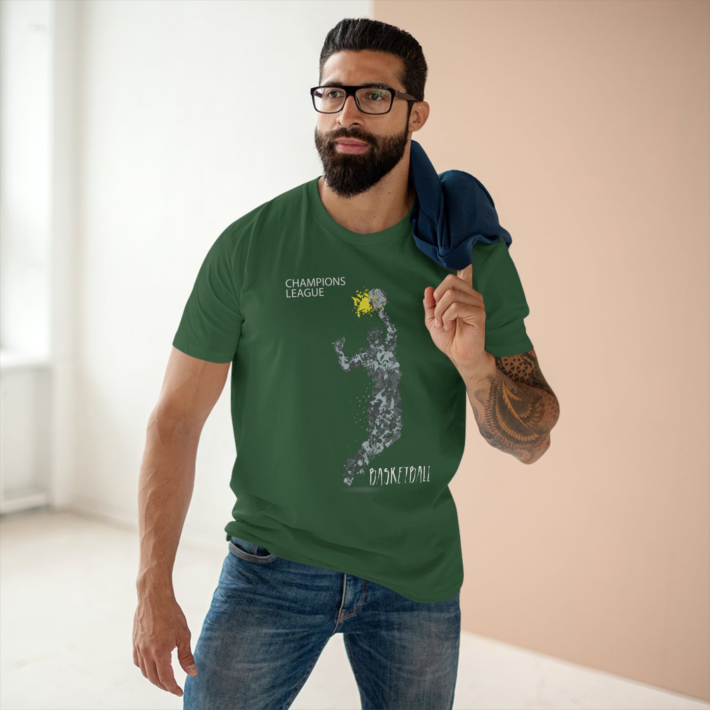 Staple Tee für Herren mit Sport-Print