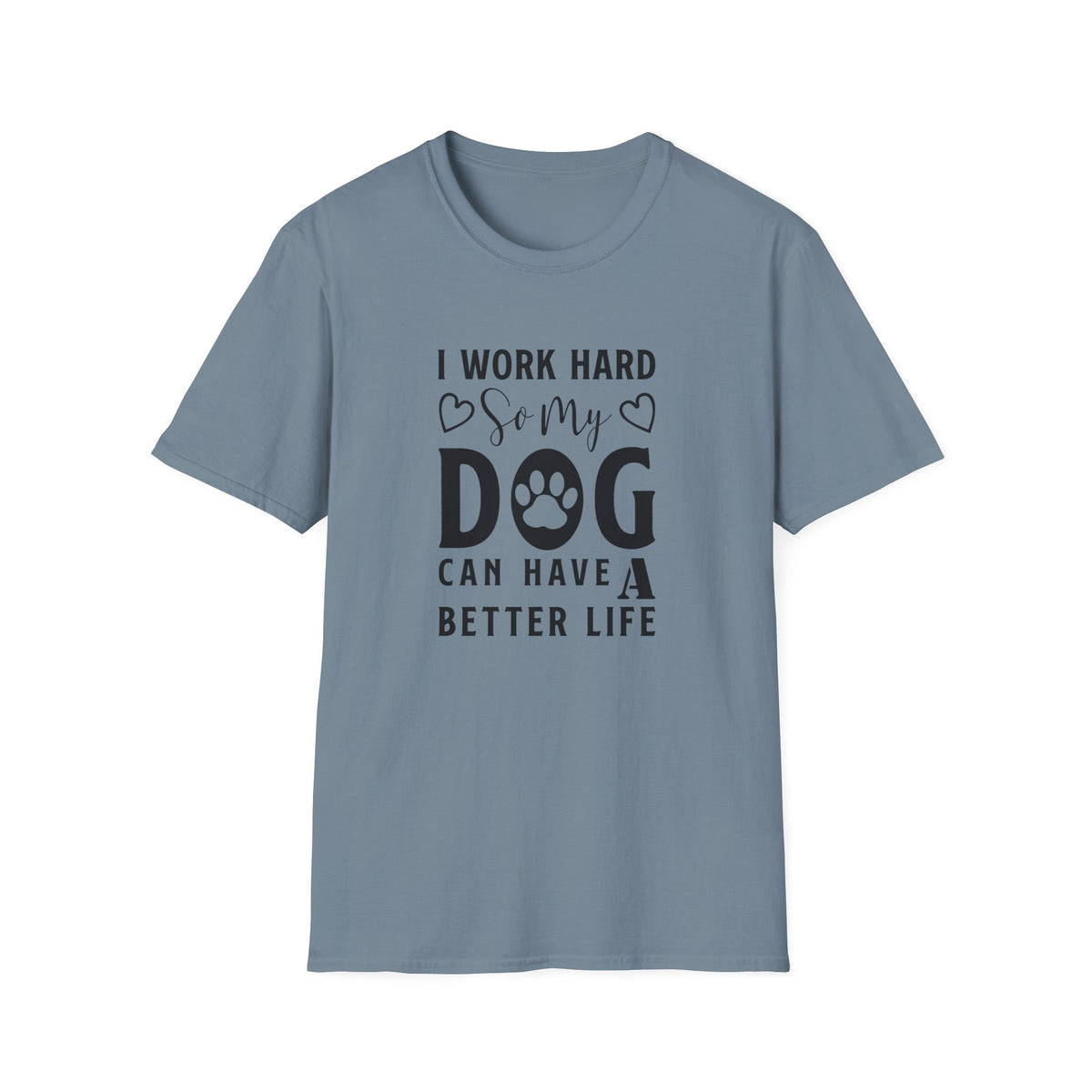 Funny Dog Lover Graphic Unisex Cotton T-Shirt Softstyle