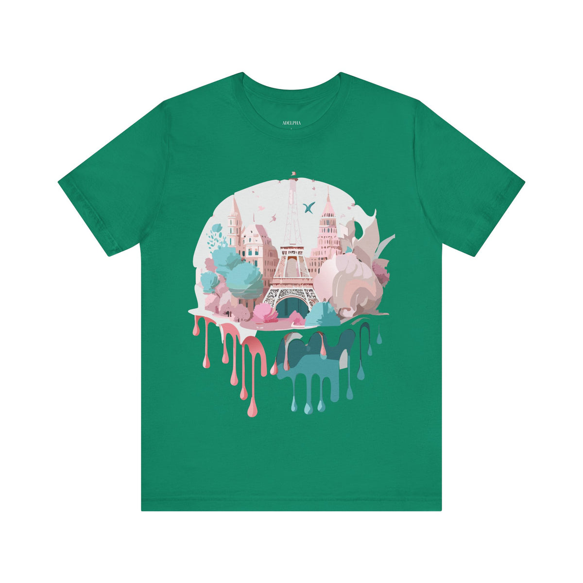 Unisex Cotton Bella+Canvas Tee with Paris