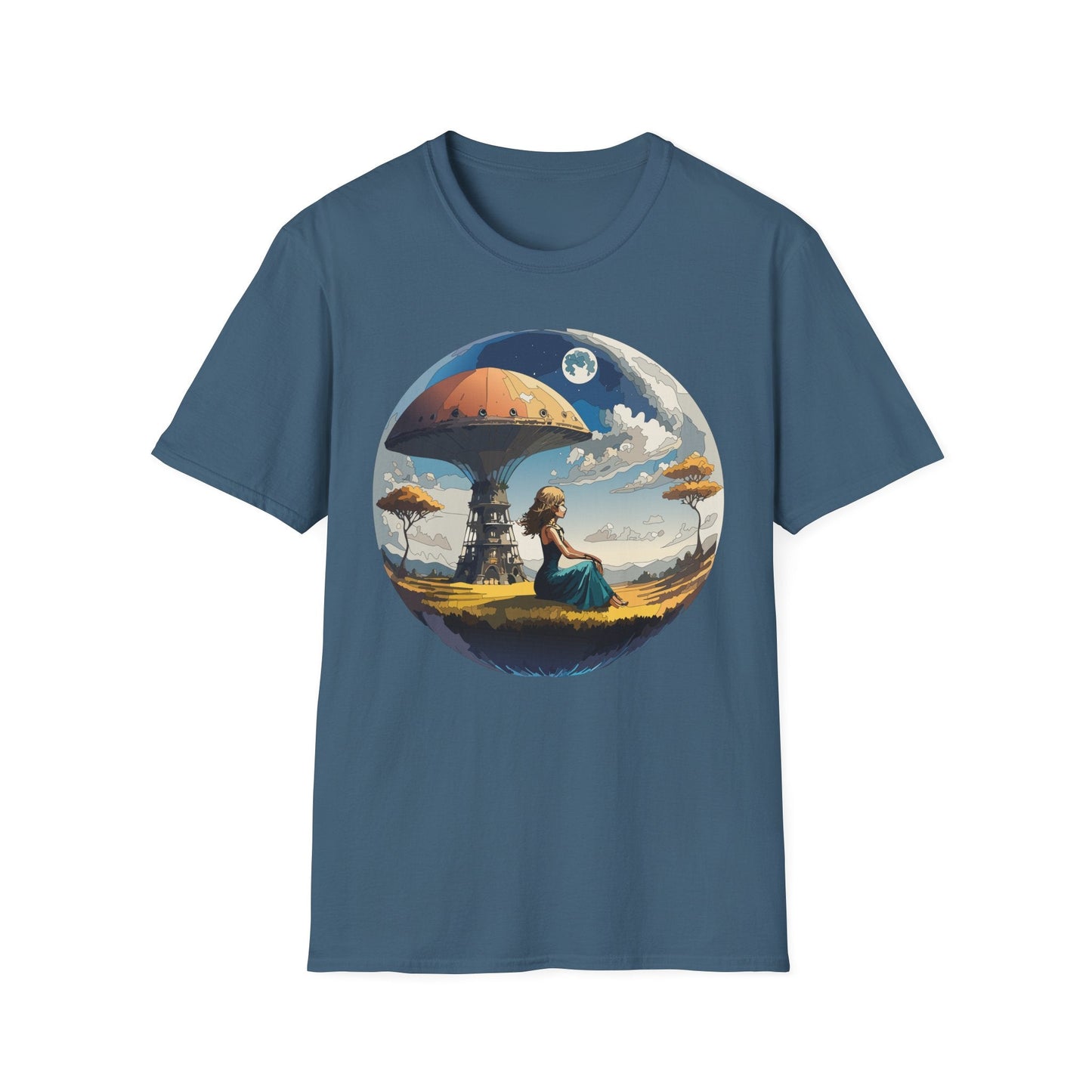 Womens Graphic T Shirts Art Design Shirt Softstyle Short Sleeve Cotton Tee Premium Quality