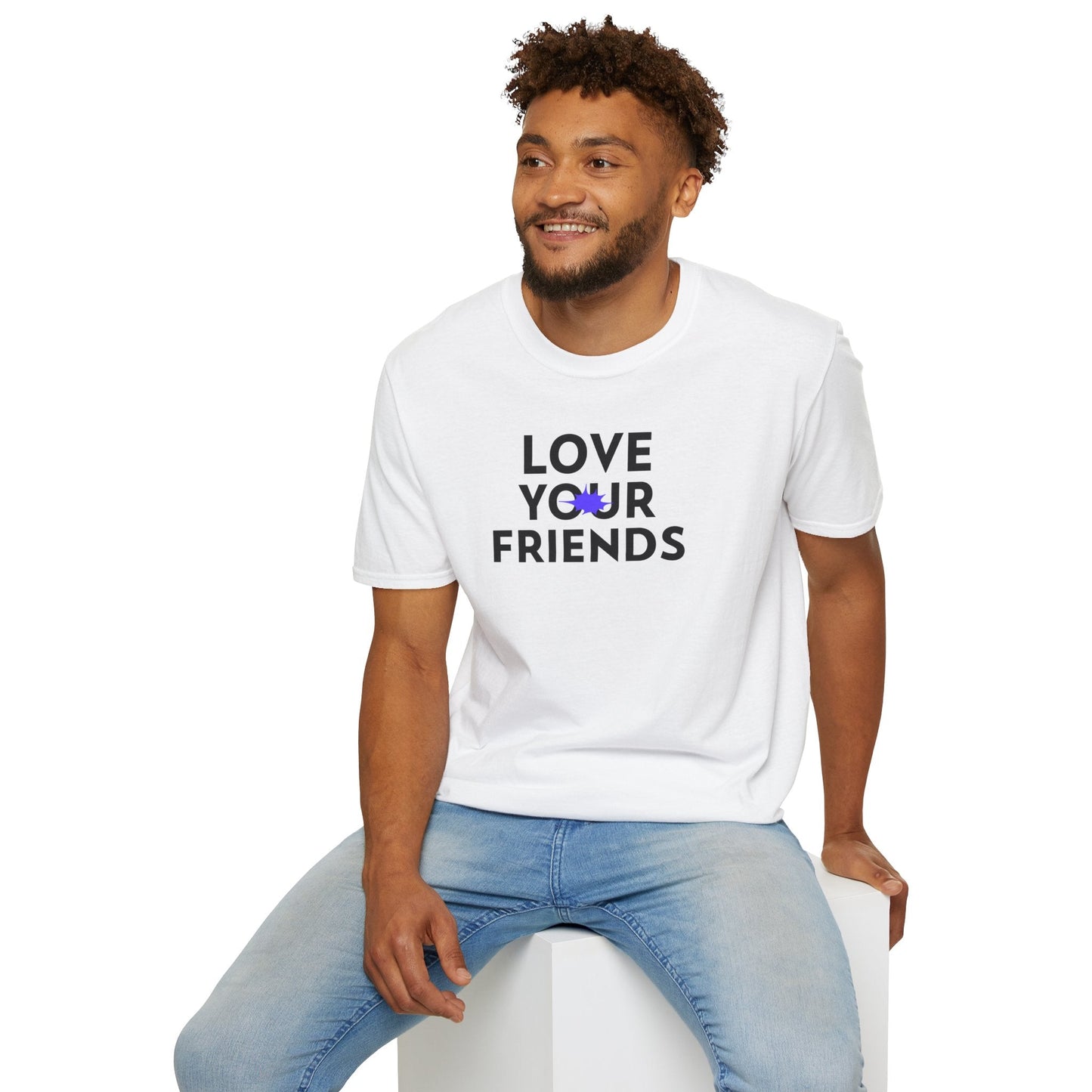 Positive Slogan T Shirts Unisex Gildan Softstyle 64000 Ring Spun Cotton Tee With Positive Quotes