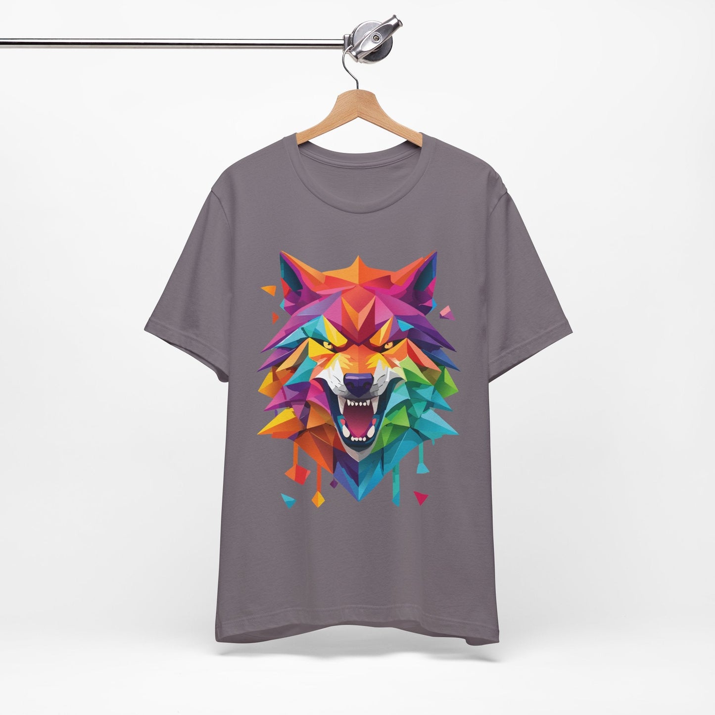 Unisex Animal Shirt With Art Design And Wild Animals Print Tee Short Sleeve Premium