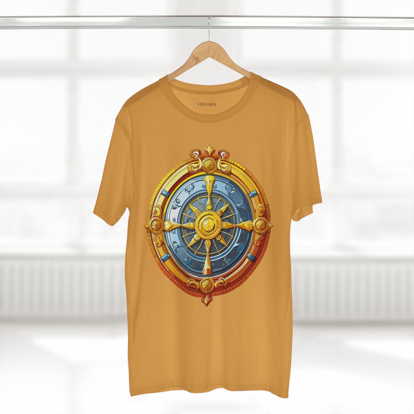 Antique Gold Coin Graphic Design T-Shirt Unisex 100 Cotton With Golden Print Artwork Tee 16