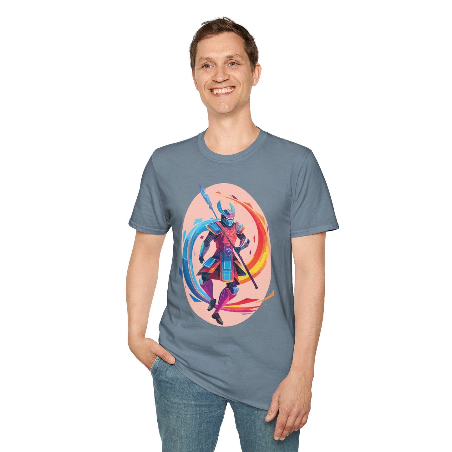 Samurai Shirt Unisex Softstyle T Shirt 64000 Cotton Breathable Everyday Comfort Fit