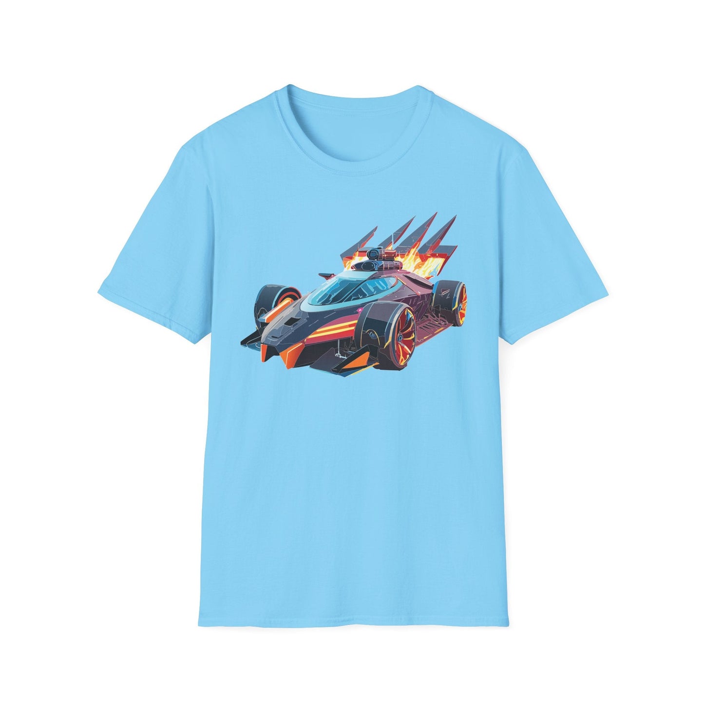 Car T Shirt Unisex Softstyle Cotton Tee With Cars Graphic Hot Wheels Design For Men Women