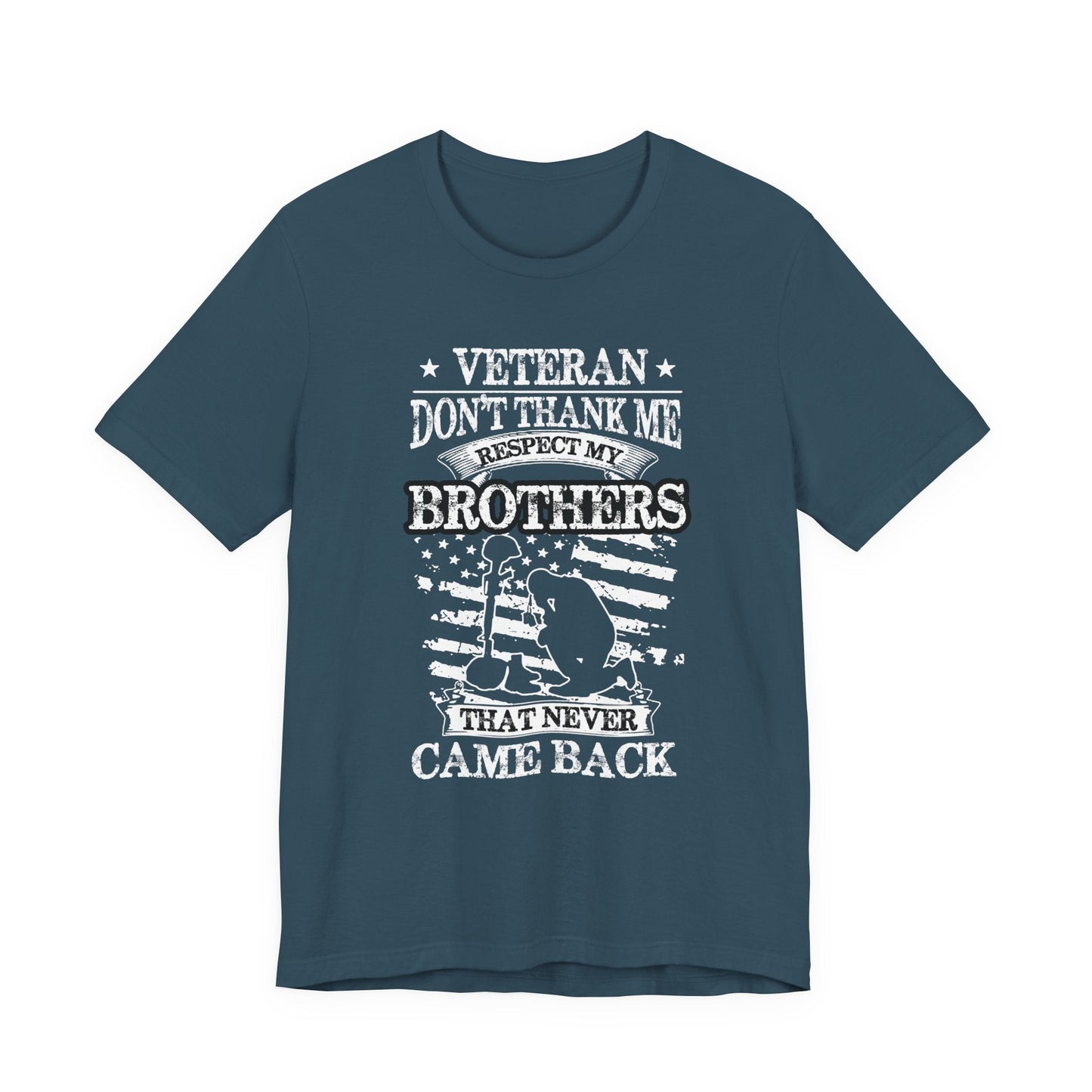 Army Veteran Patriotic Graphic Design Unisex Cotton T-Shirt v60