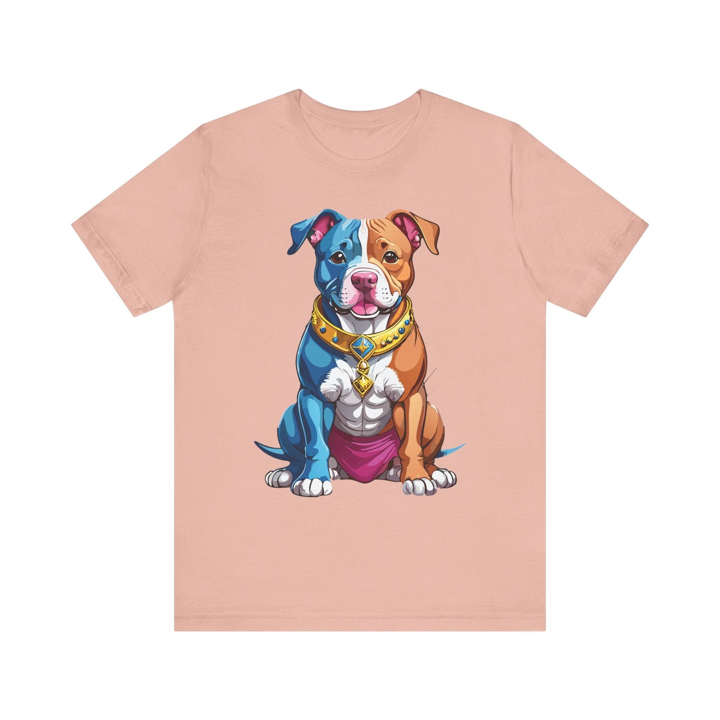 Unisex Animal Shirt Art Design Tee With Wild Animals Print Short Sleeve Jersey Tee