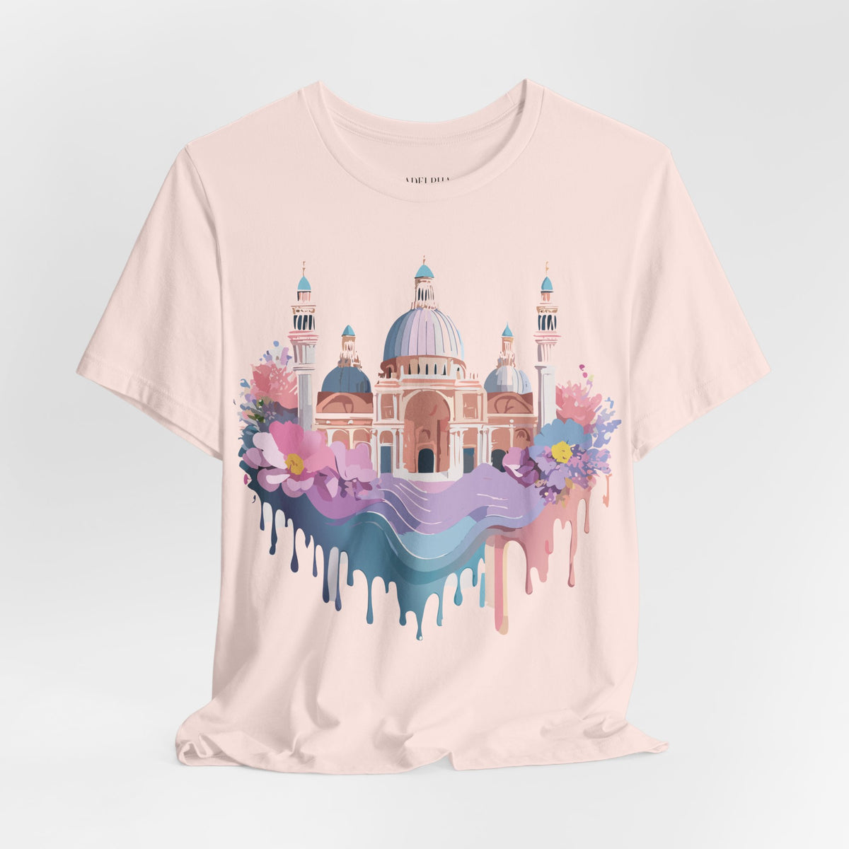 Graphic Unisex Cotton Bella+Canvas Tee Shirt with Venice