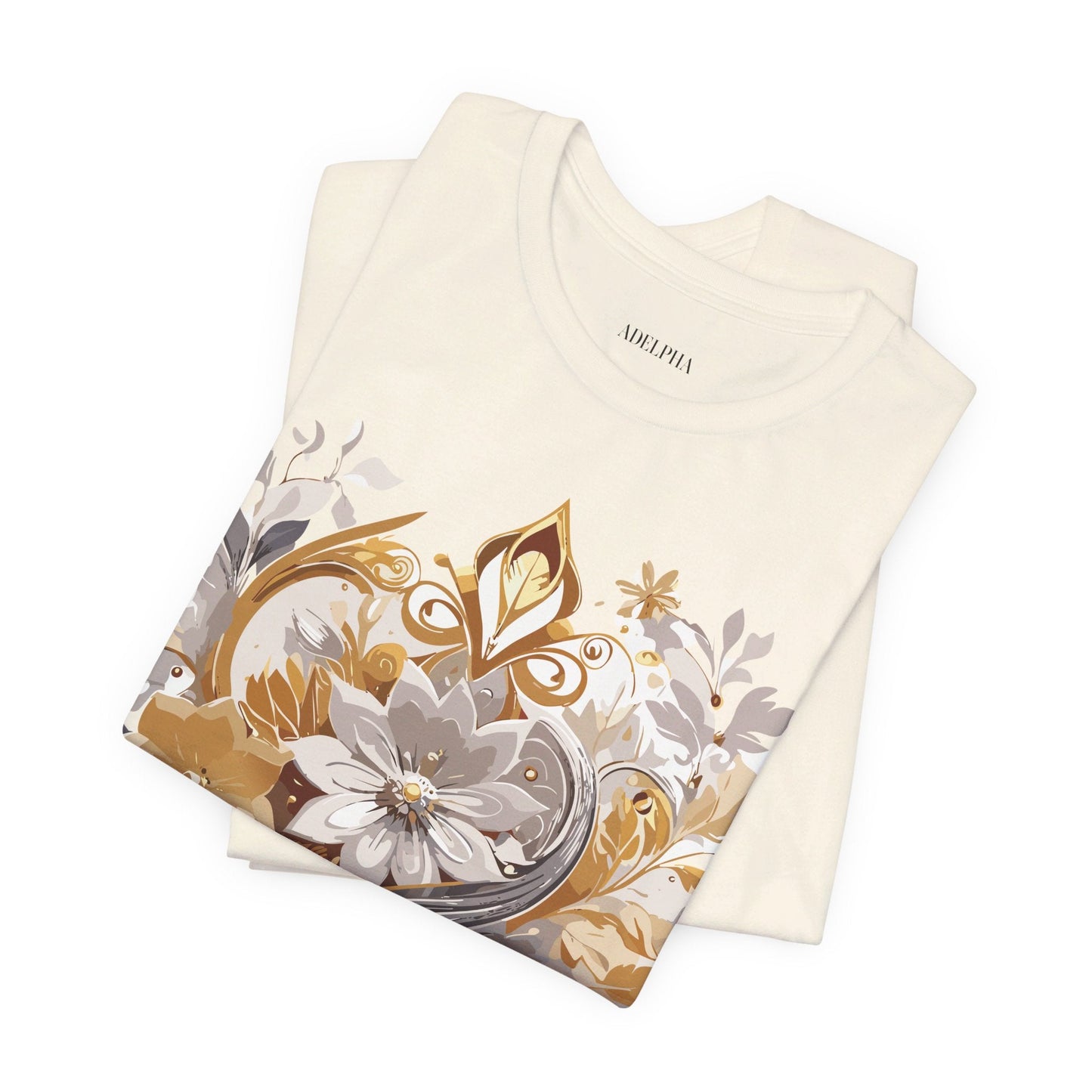 Adelpha Vintage Inspired Unisex Graphic Tee Short Sleeve Jersey Art Design Premium Casual Wear
