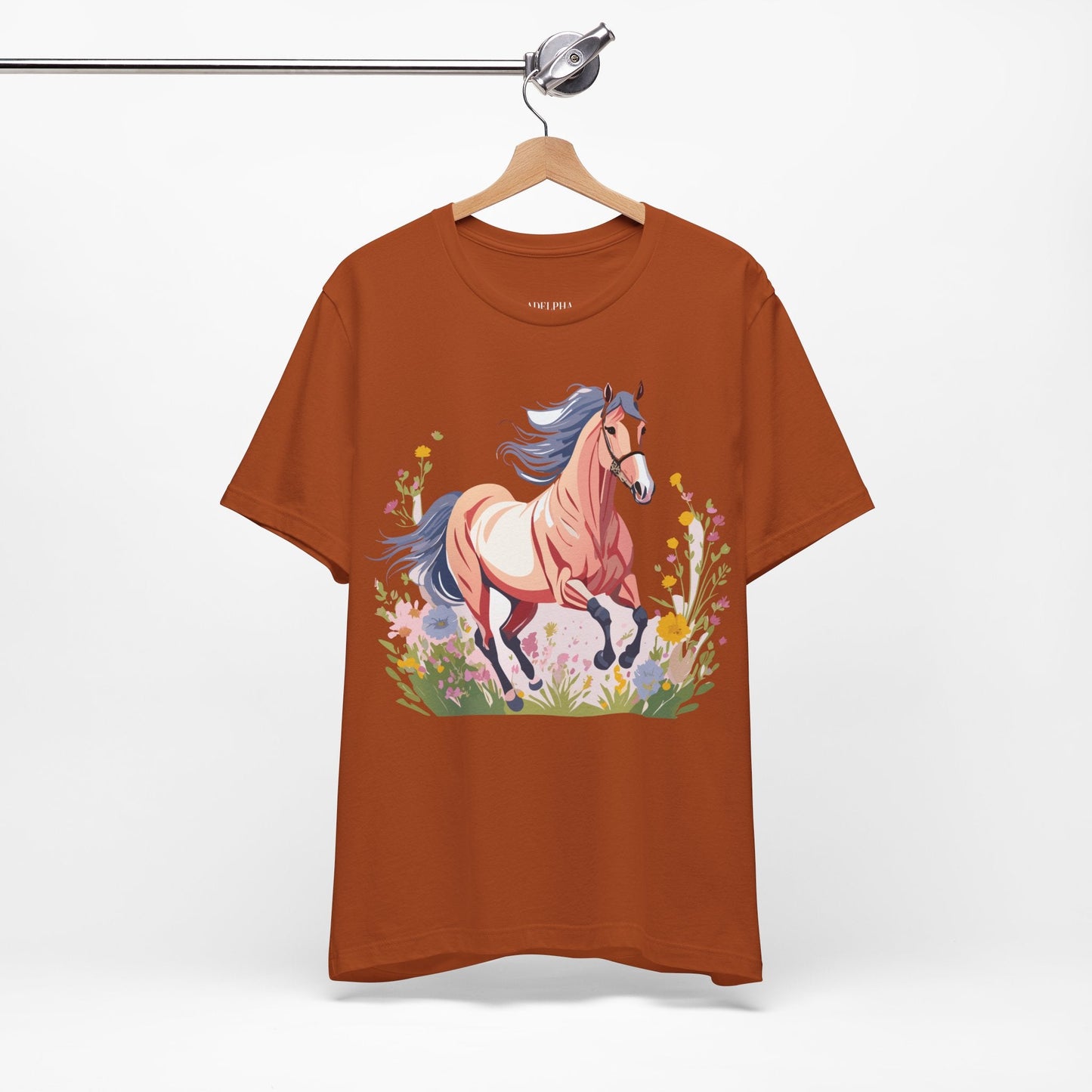 Horse Graphic Unisex 100 Cotton Vintage Animal Art T-Shirt 8