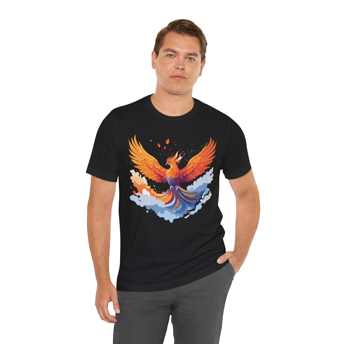 Unisex Animal Shirt With Art Design Graphic Tee Wild Animals Shirt For Everyday Wear