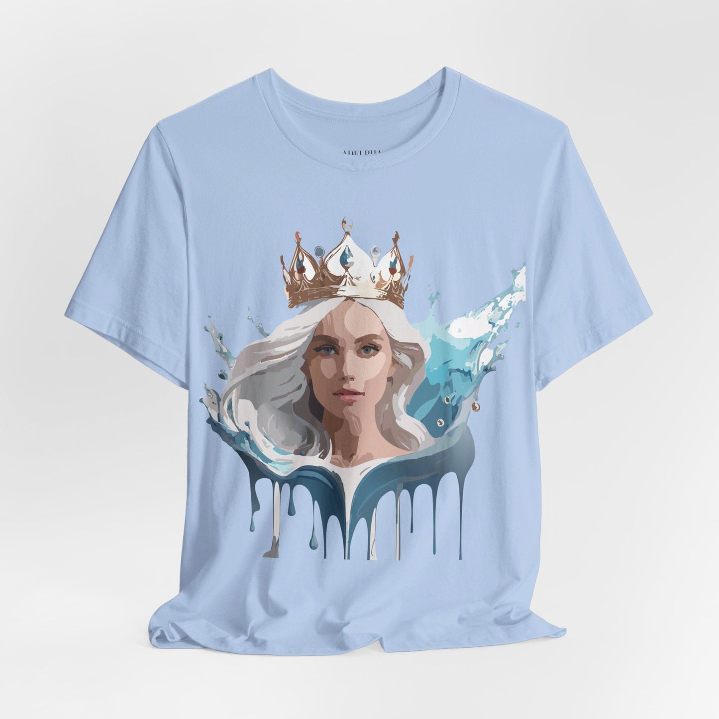 Queen Graphic T Shirt By Adelpha Unisex Jersey Short Sleeve Vintage Inspired Art Tee