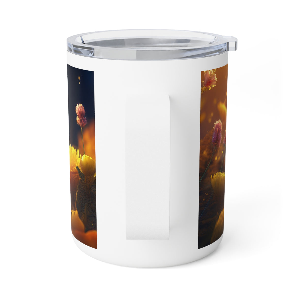 30 Art Design Insulated Coffee Mug Clear Lid 10oz Insulated Coffee Mug 10oz
