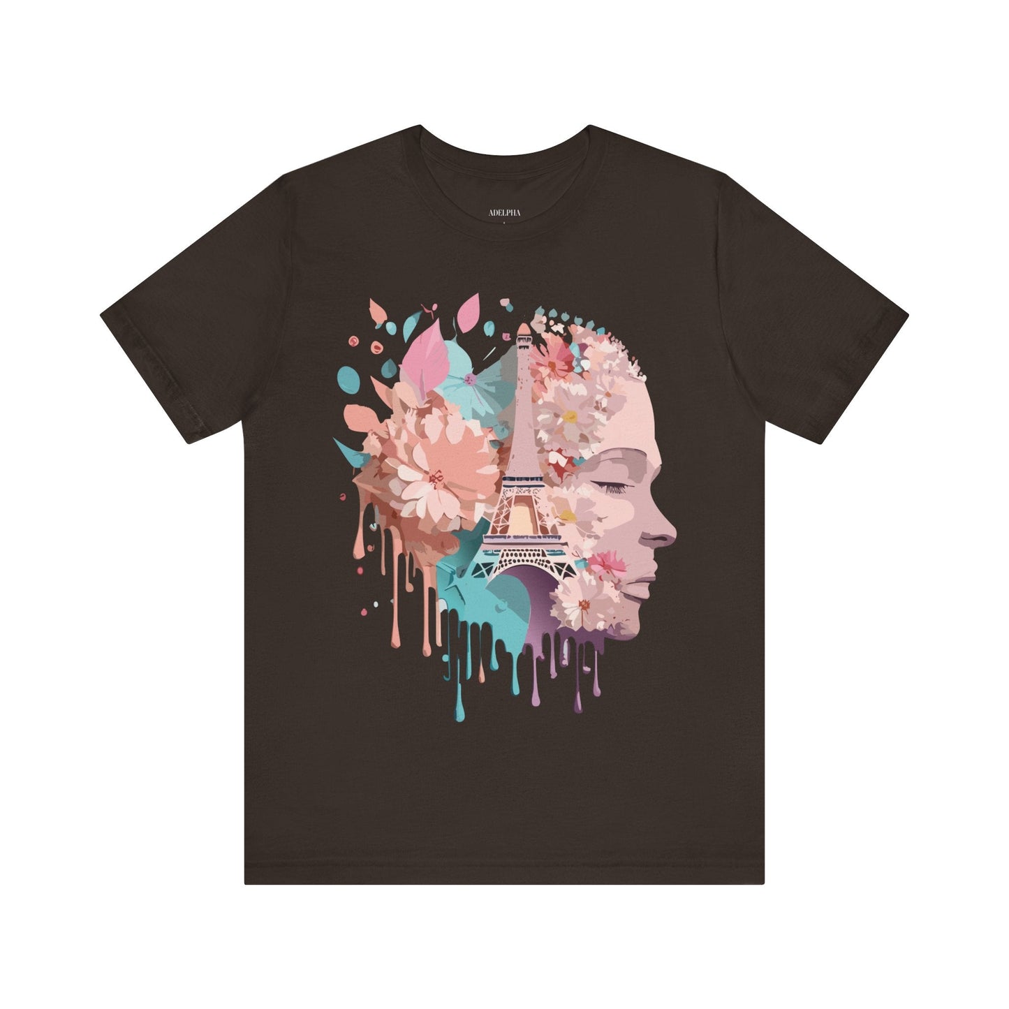 Tourist Shirt Paris Graphic Tee Unisex Jersey Short Sleeve Premium Vintage Inspired Adelpha Artwork