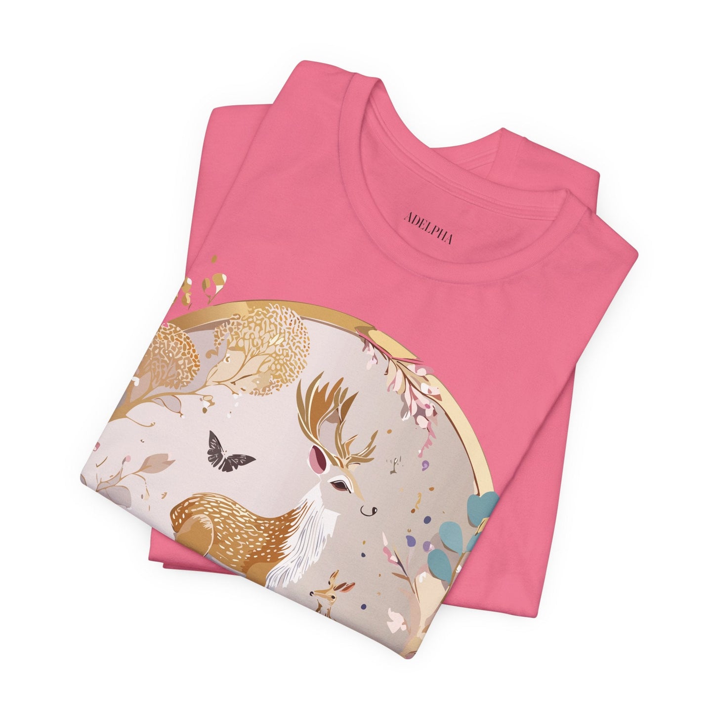 Medallion Graphic Unisex 100 Cotton Vintage Animal Medal Artwork Tee 13