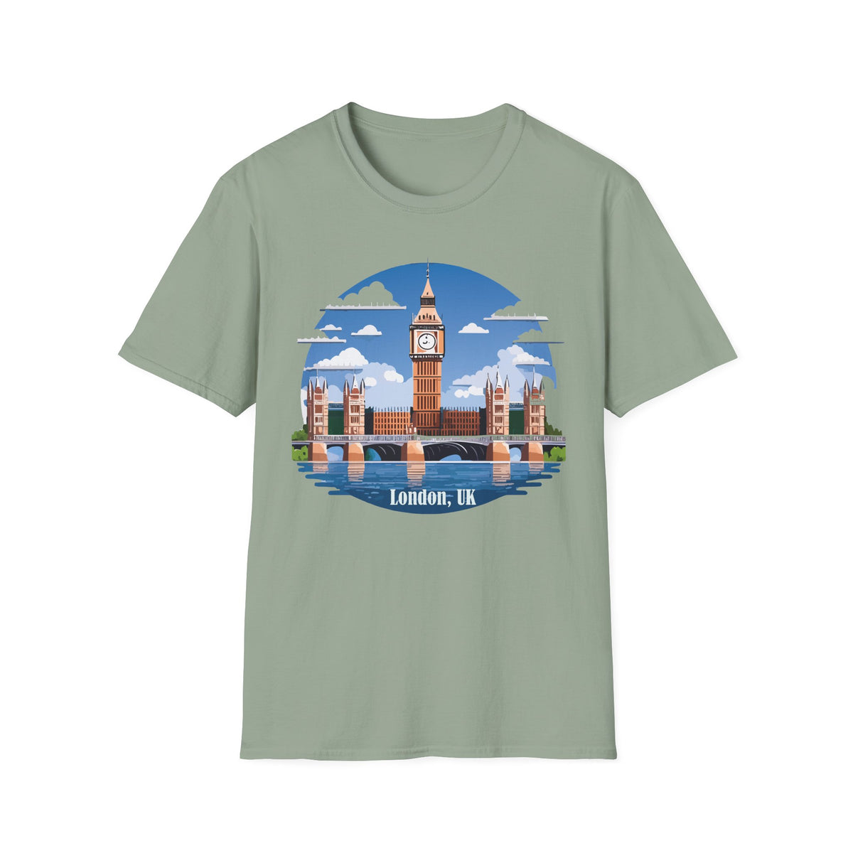 Big Ben London Skyline T-Shirt | London UK Landmark Tee
