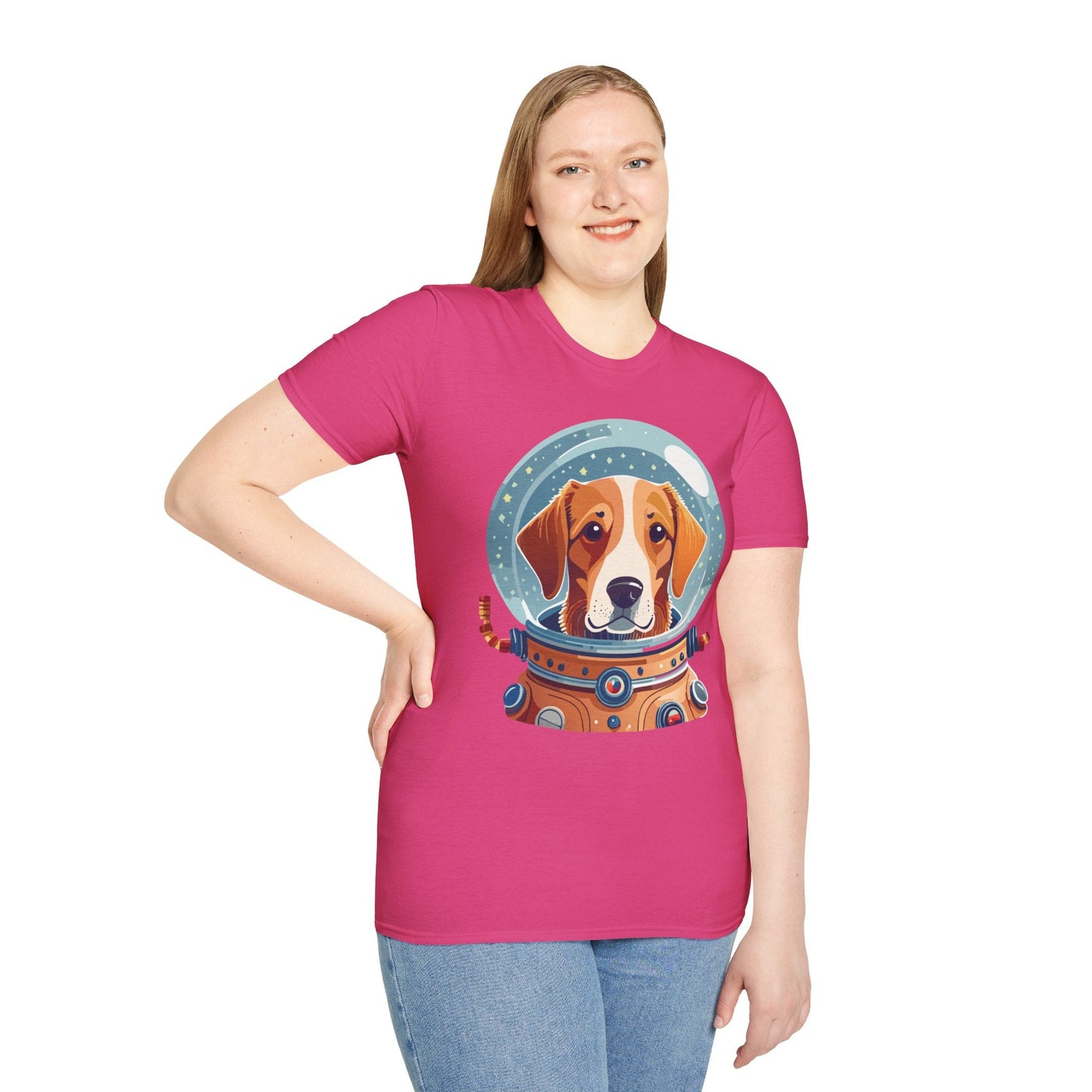 Dog Shirt Unisex Animal Tee Soft Cotton Premium Softstyle Ring Spun Gildan 64000
