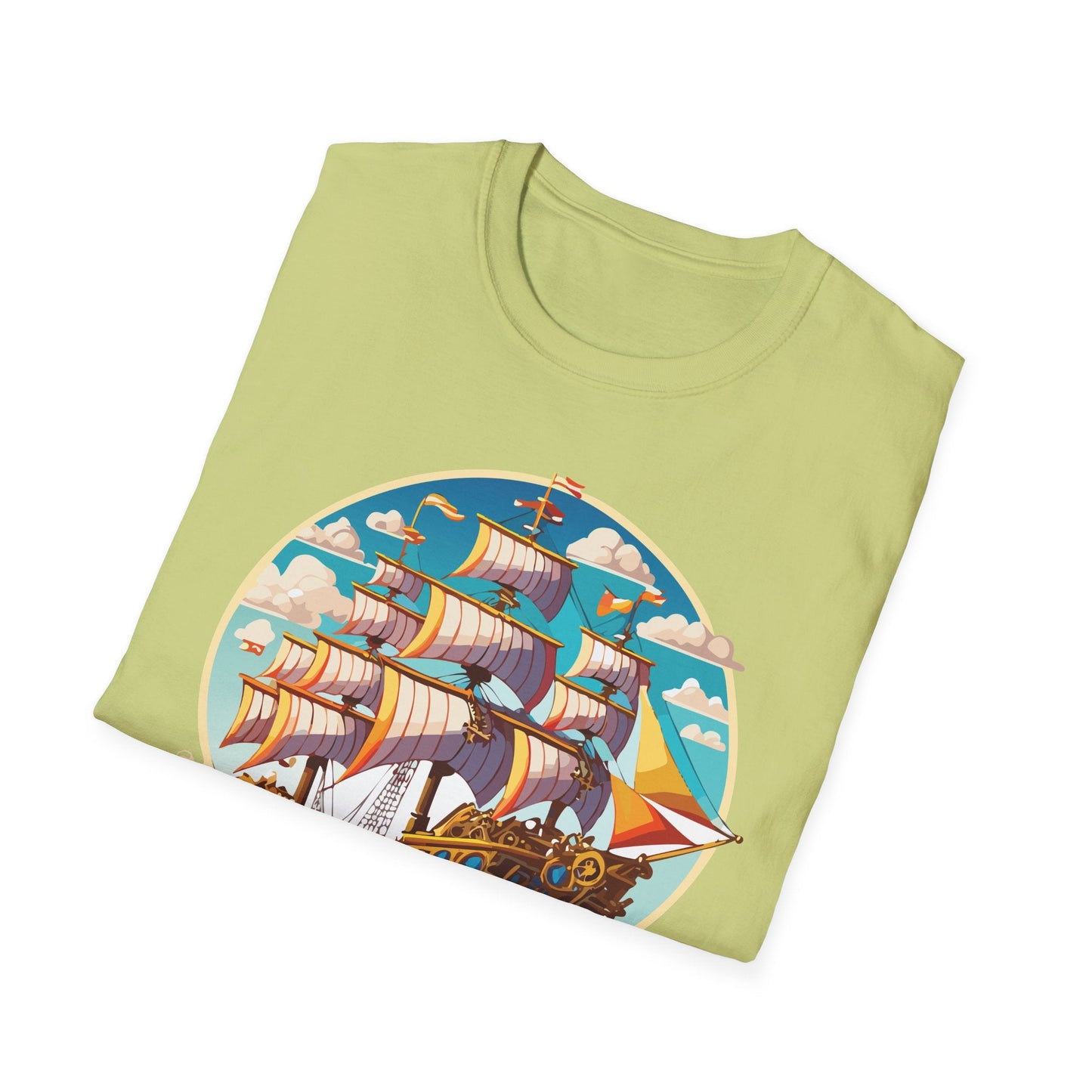 Ship T Shirts Frigate Tee Unisex Vessel Tee Shirt Gildan Softstyle 64000 Cotton Tee Classic