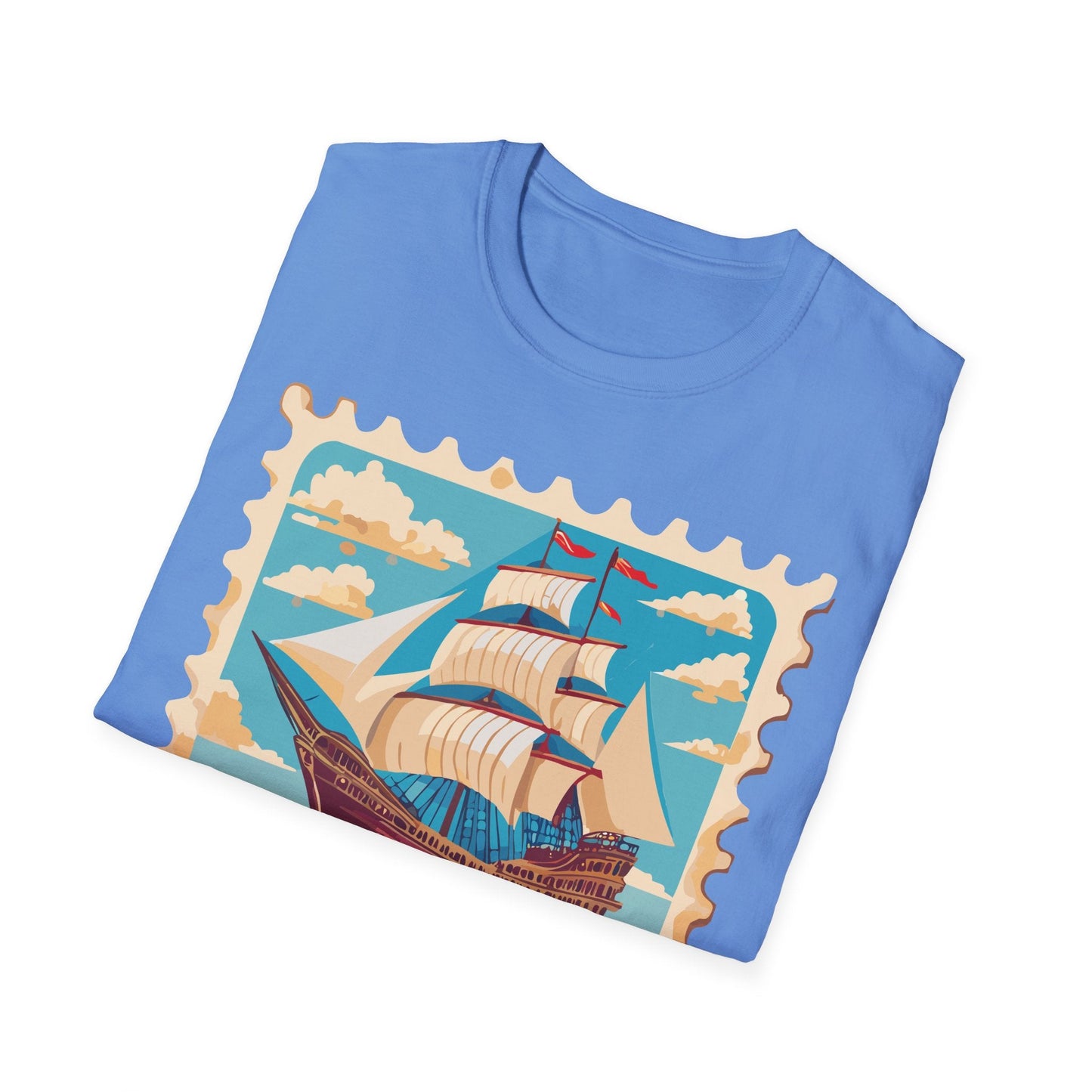 Ship T Shirts Frigate Vessel Tee Unisex Softstyle Gildan 64000 100 Percent Cotton