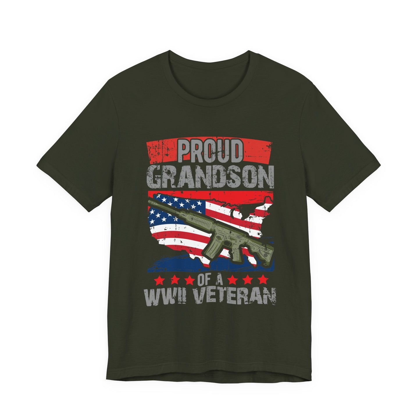 Army Veteran Patriotic Graphic Design Unisex Cotton T-Shirt v16