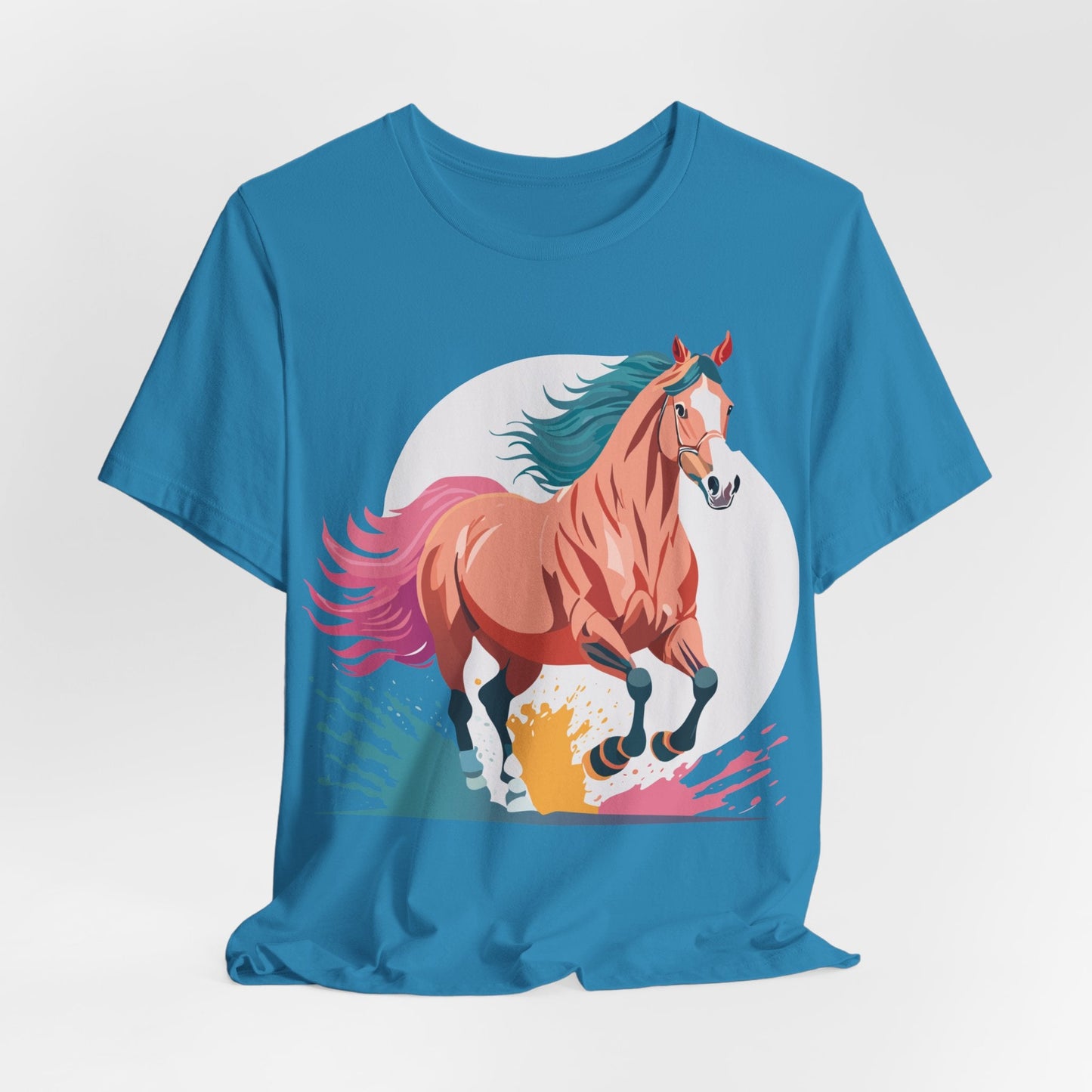 Horse Graphic T Shirt Unisex Adelpha Vintage Inspired Art Design Tee For Everyday Wear