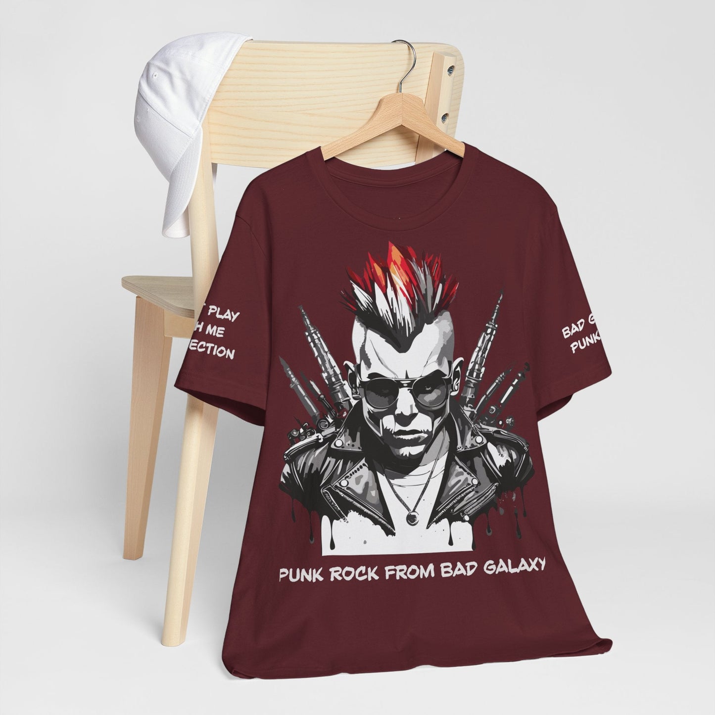 Punk Rock Tee Shirt Made In USA 100 Cotton Eco Friendly Inks Durable Stitching Quality