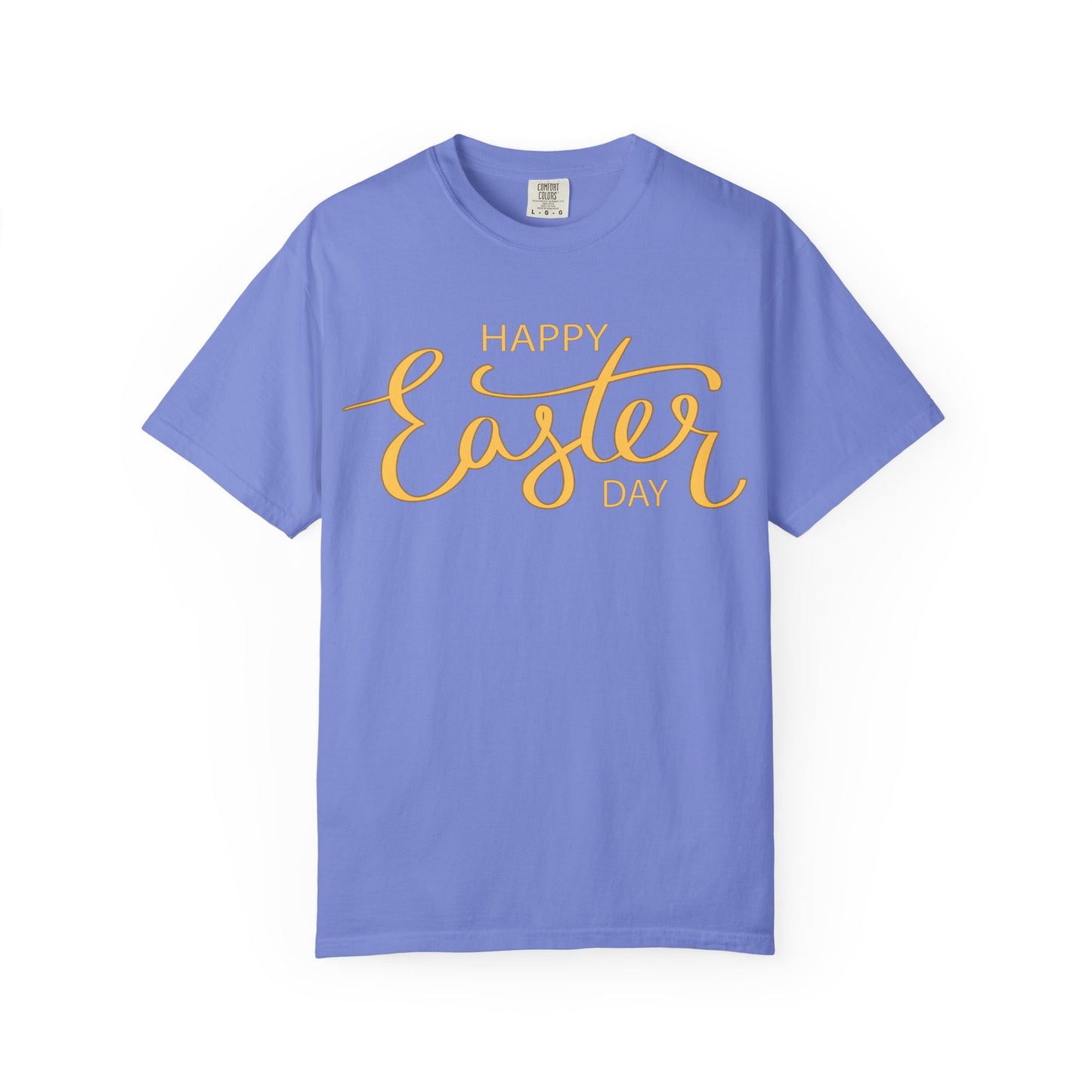 Happy Easter Day T-Shirt, Tee Shirt with Easter Signature, T Shirt with Easter Prints, Tee Shirt with Easter Design