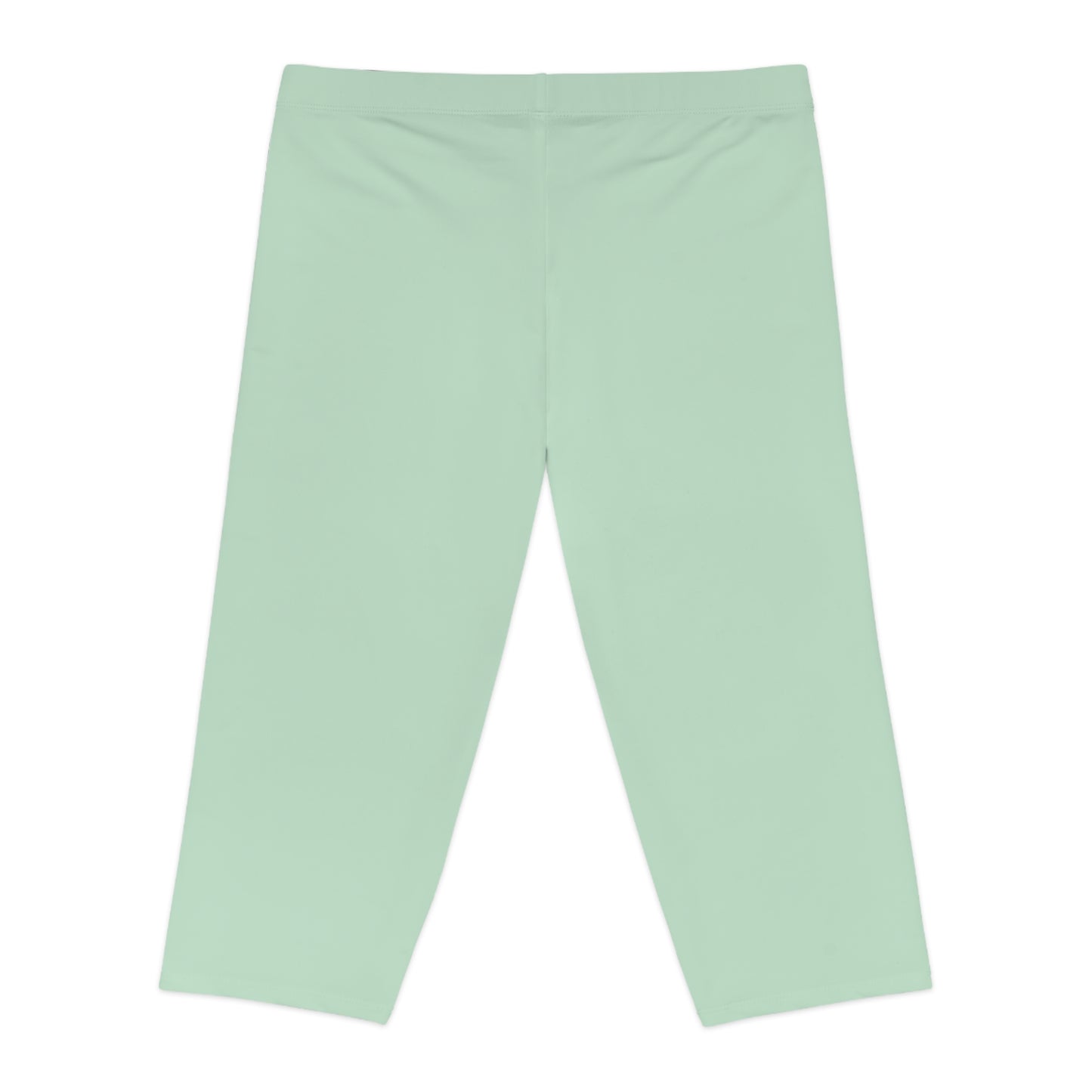 Green Color Capri Leggings, Green Capri Leggings 6