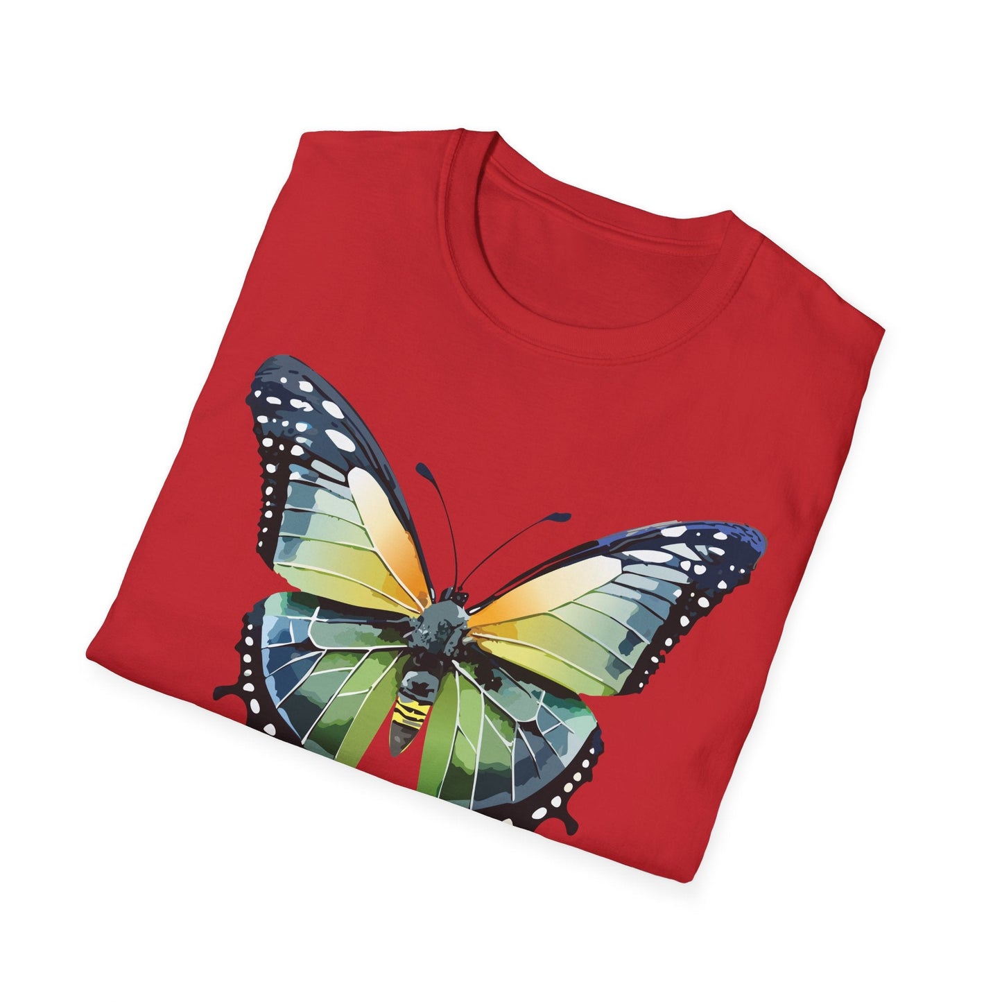 Butterfly Shirt Unisex Softstyle Gildan 64000 Monarch Butterfly Graphic Tee For Men And Women