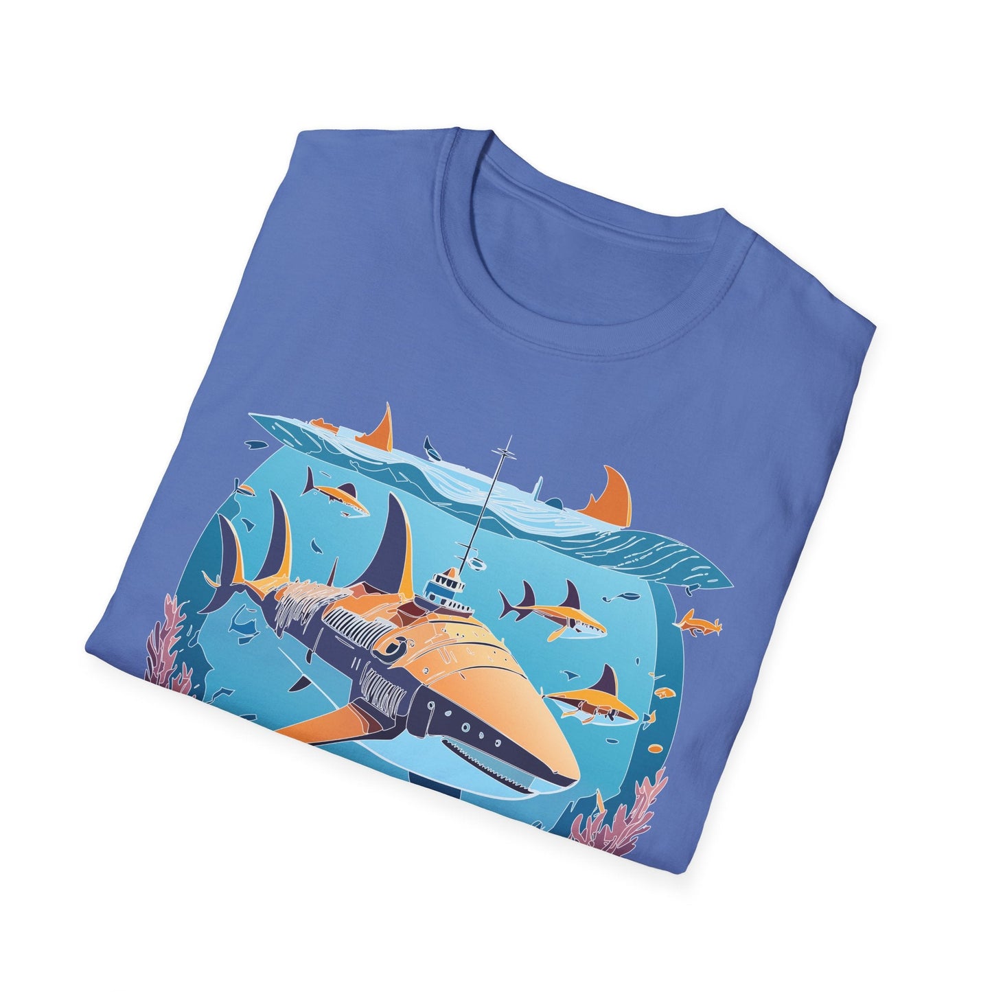 Ocean Graphic Unisex Softstyle Cotton Tee 9