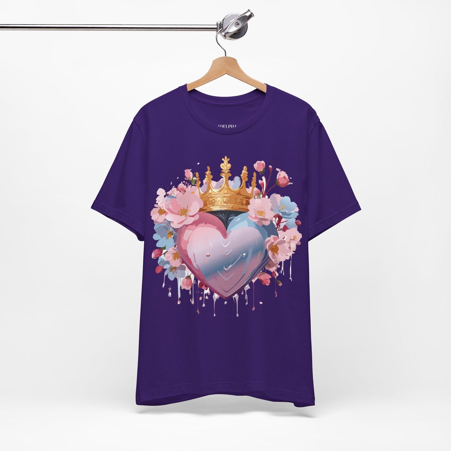 Valentine Graphic Tee Unisex Vintage Inspired Art From Adelpha Premium Jersey Short Sleeve Shirt