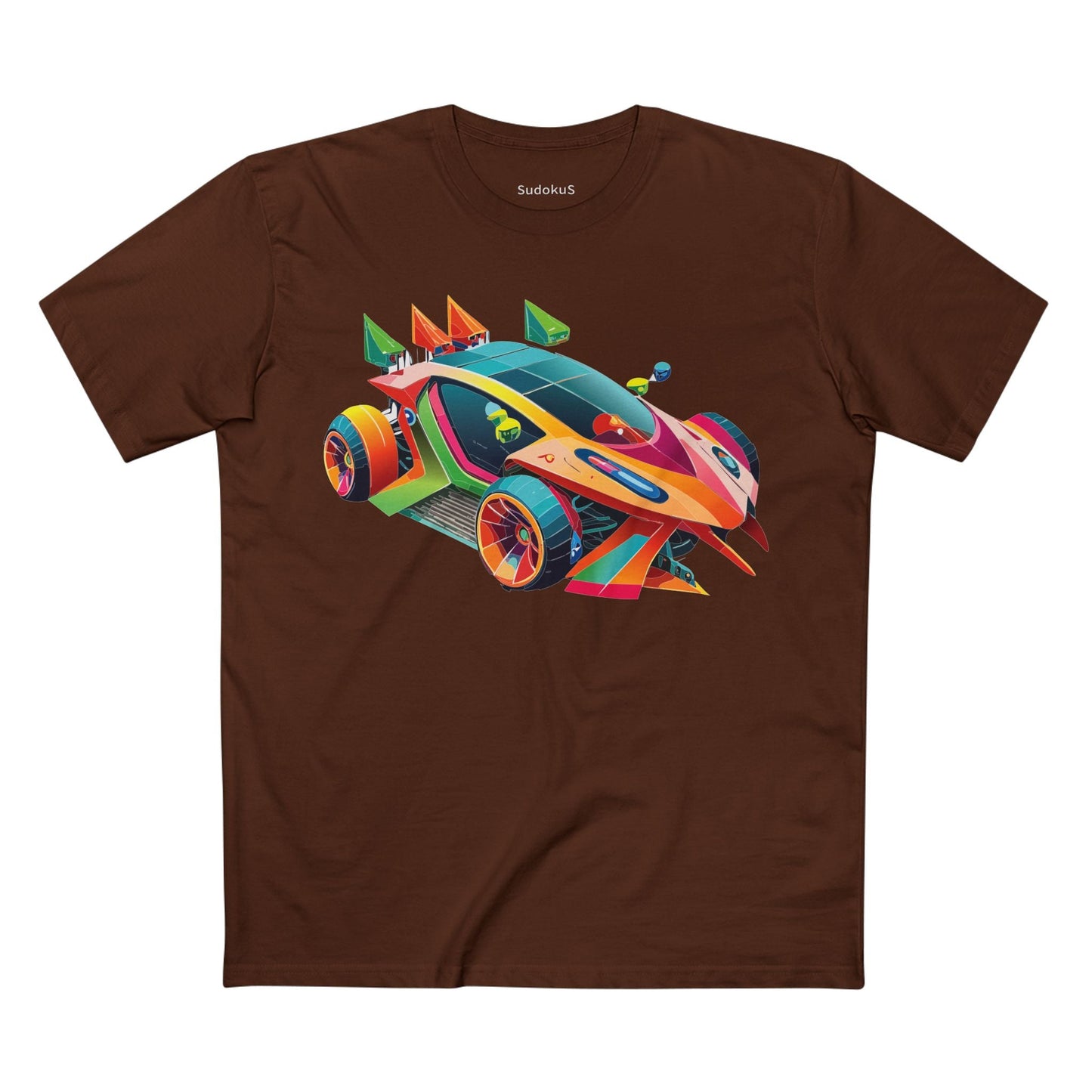 Car Graphic Unisex 100 Cotton Staple Tee 25