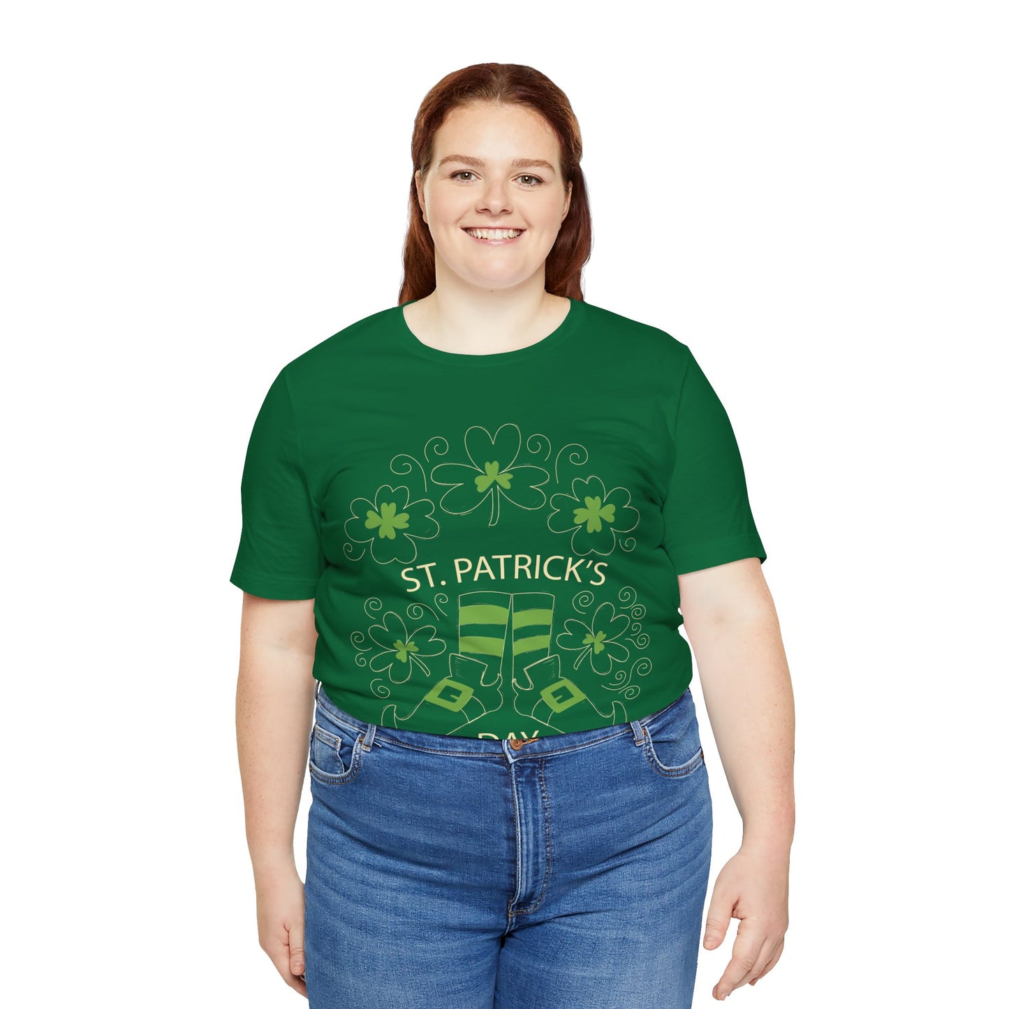 Unisex Cotton Tee Shirt with Lucky Prints