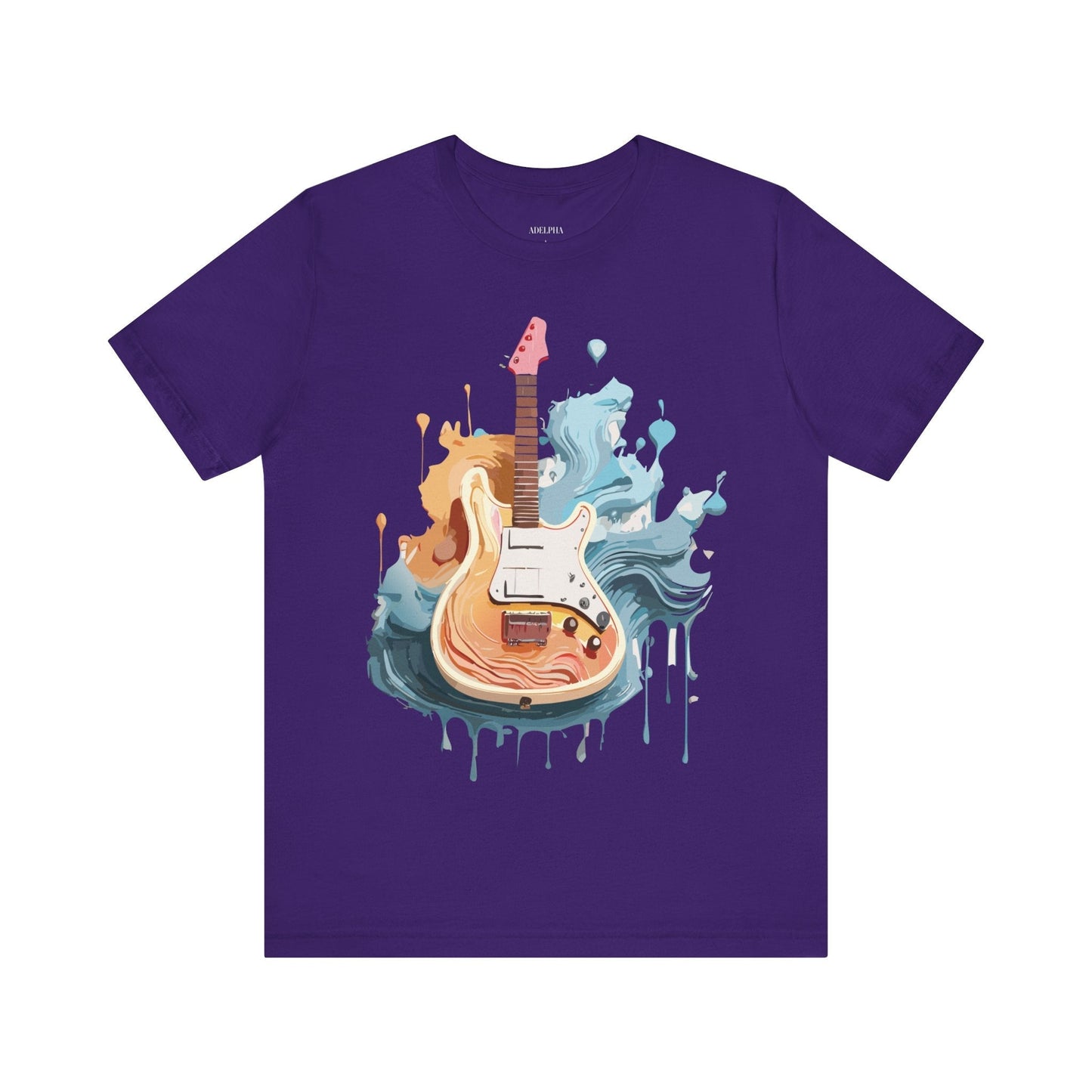 Music T Shirt Graphic Tee Unisex Short Sleeve Vintage Inspired Artwork Adelpha Collection