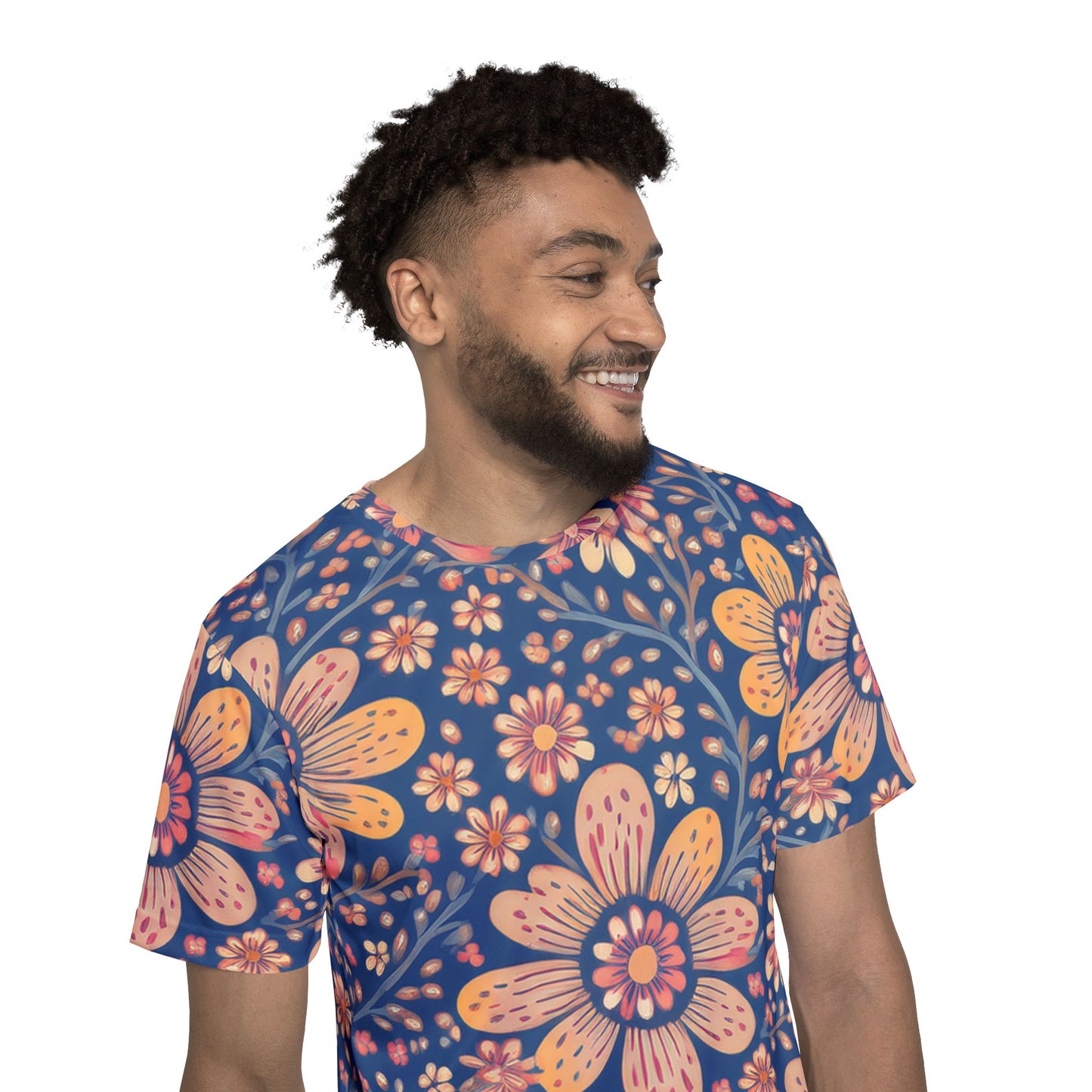 Unisex Floral Shirt, Floral Tee Shirt, Floral T-Shirt, T Shirt with Flowers 5