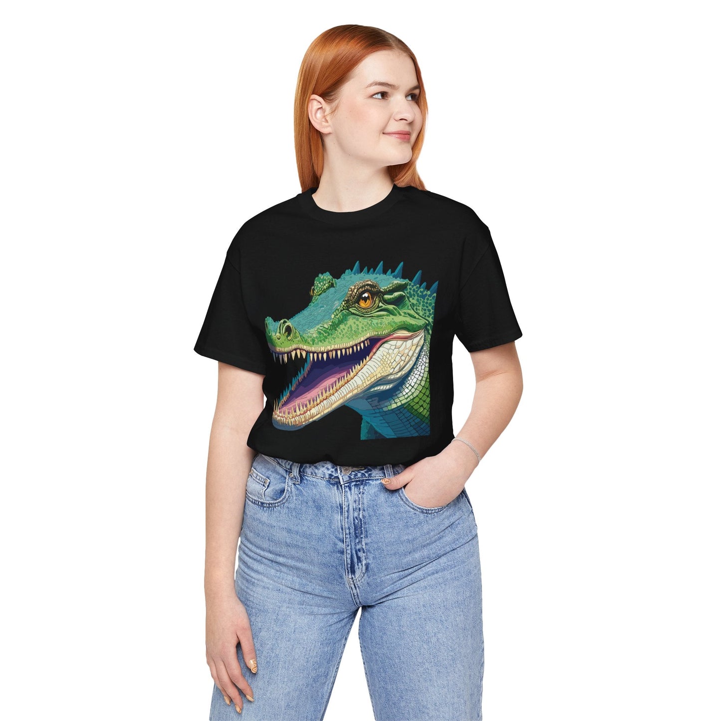 Unisex Animal Tee Shirt With Animals Art Design Wild Animals Jersey Short Sleeve