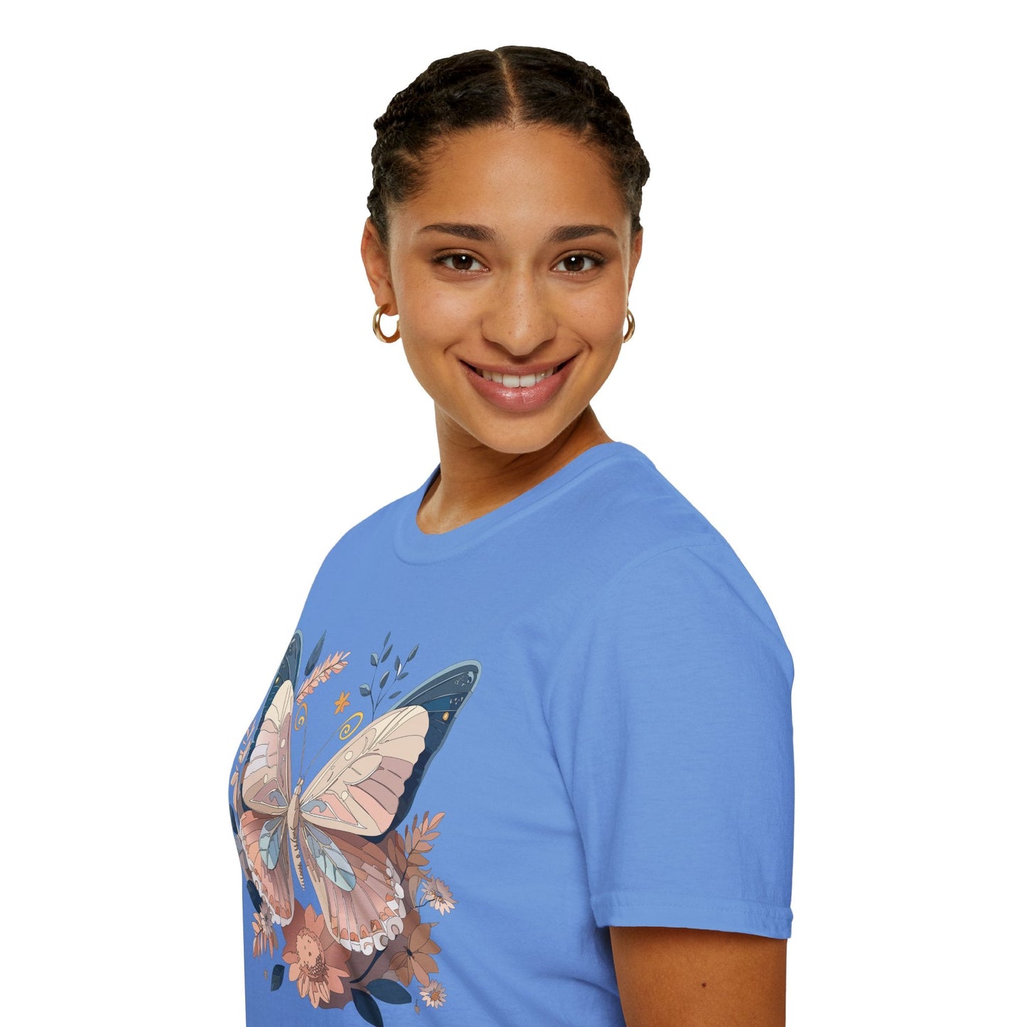 Monarch Butterfly Shirt Unisex Softstyle T Shirt 100 Percent Ring Spun Cotton Gildan 64000