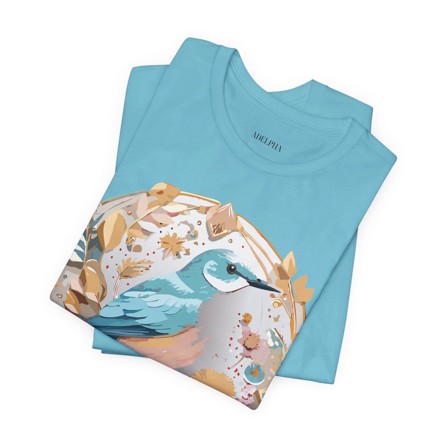 Adelpha Medallion Shirt Unisex Graphic Tee With Vintage Inspired Artwork Short Sleeve Jersey